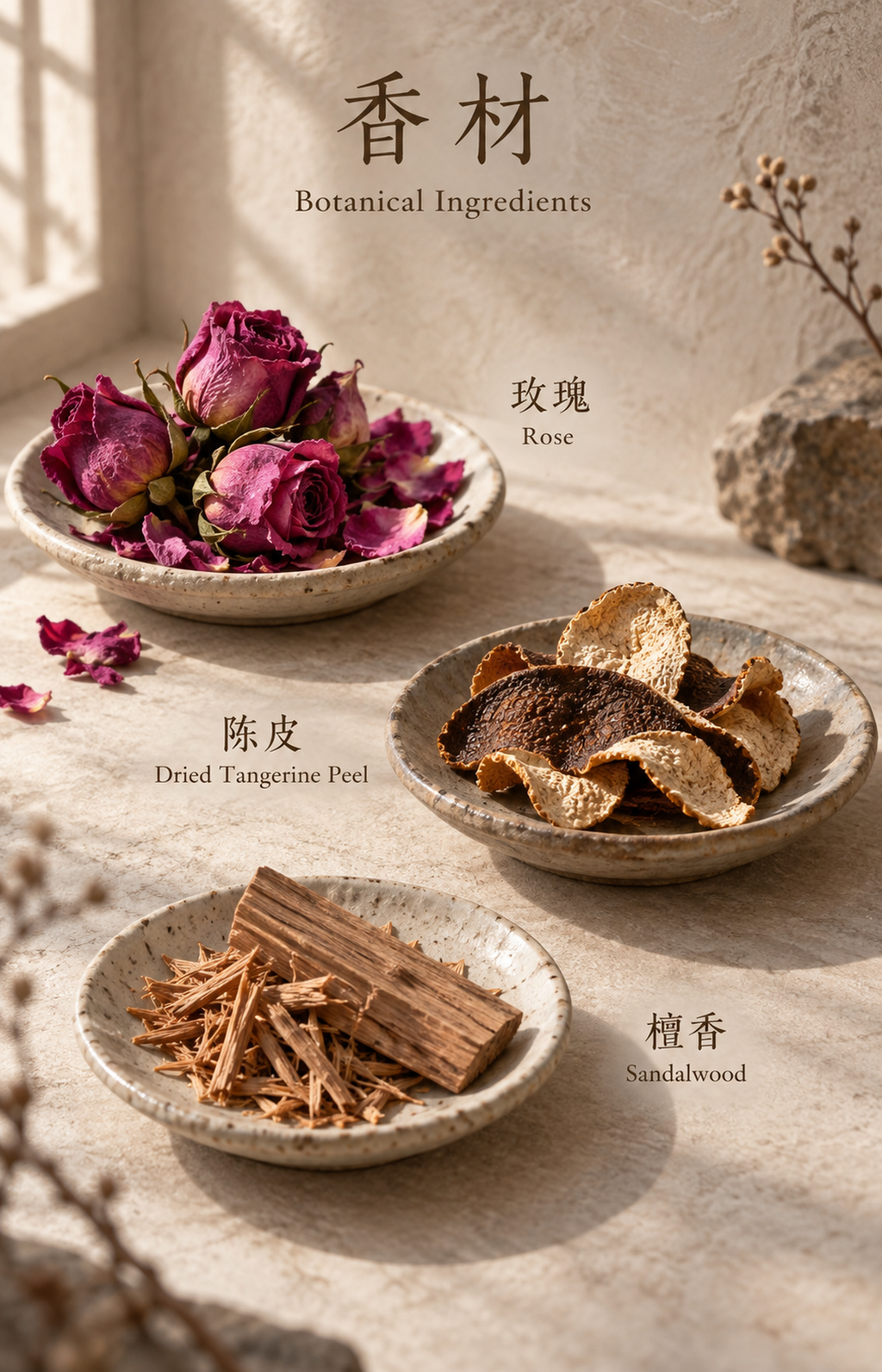 A Fluttering Page - Scented Bracelet - botanical materials