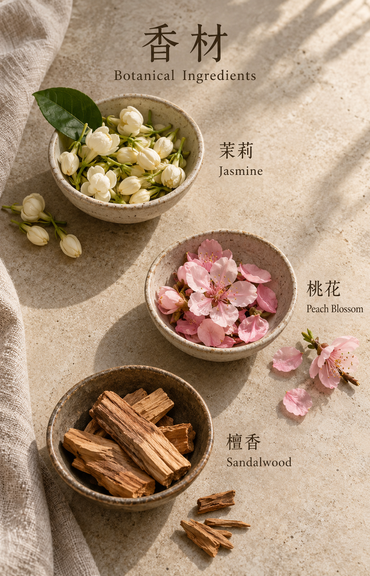 A Solemn Oath - Scented Necklace - botanical materials