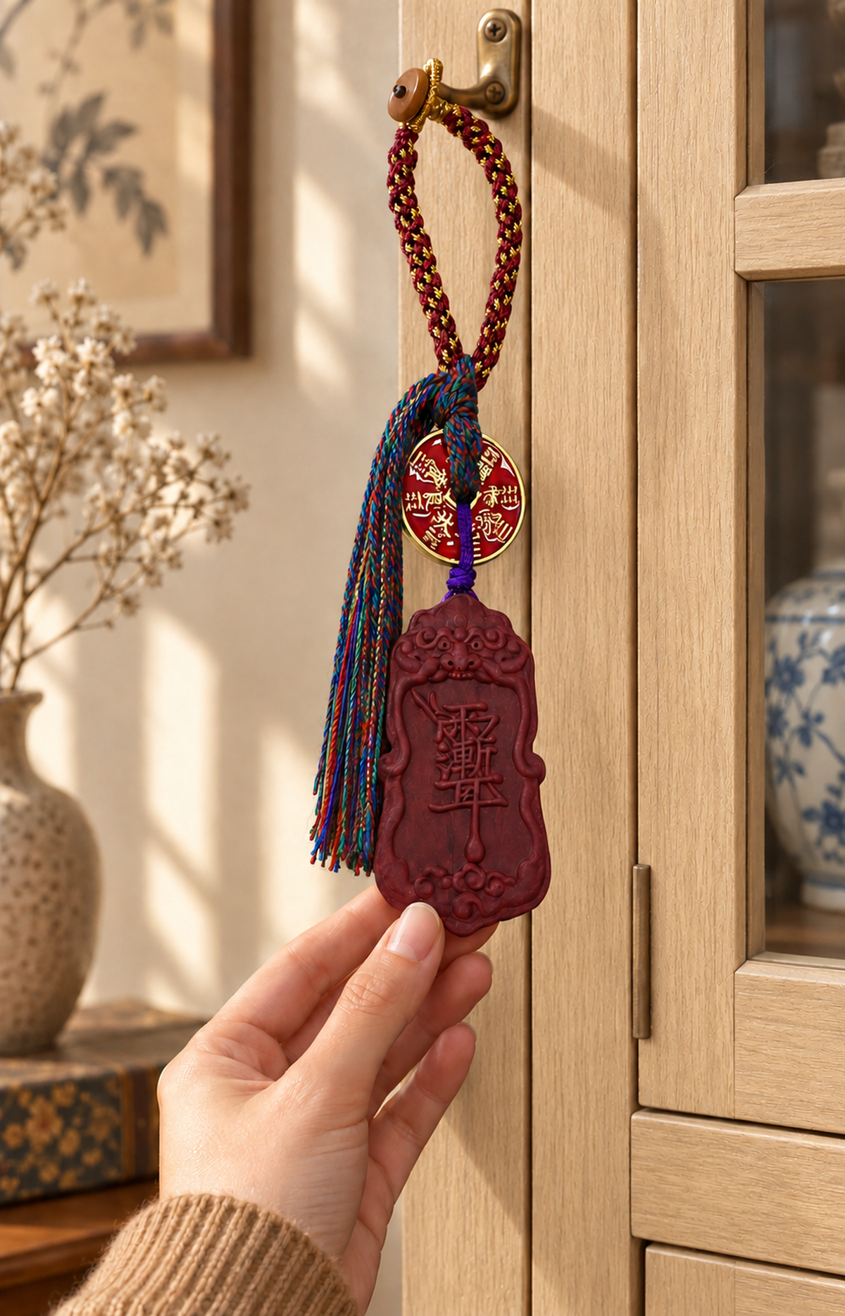 An Auspicious Seal - Scented Plaque - in-use view