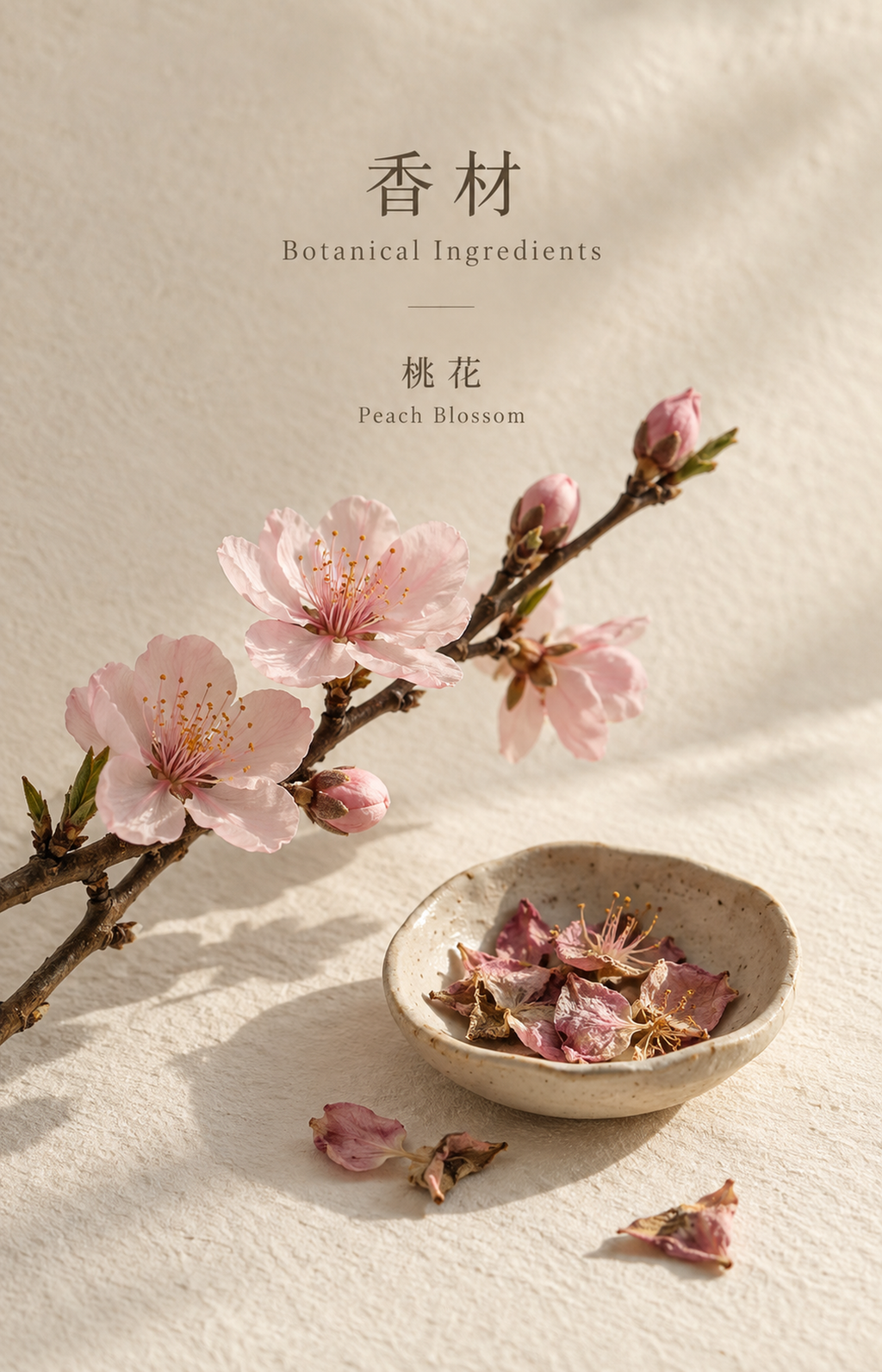 Ballet Slippers - Scented Bracelet - botanical materials