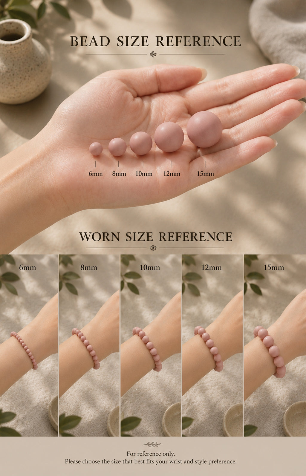 Azure Veil - Mandarin Botanical Scent Bracelet
