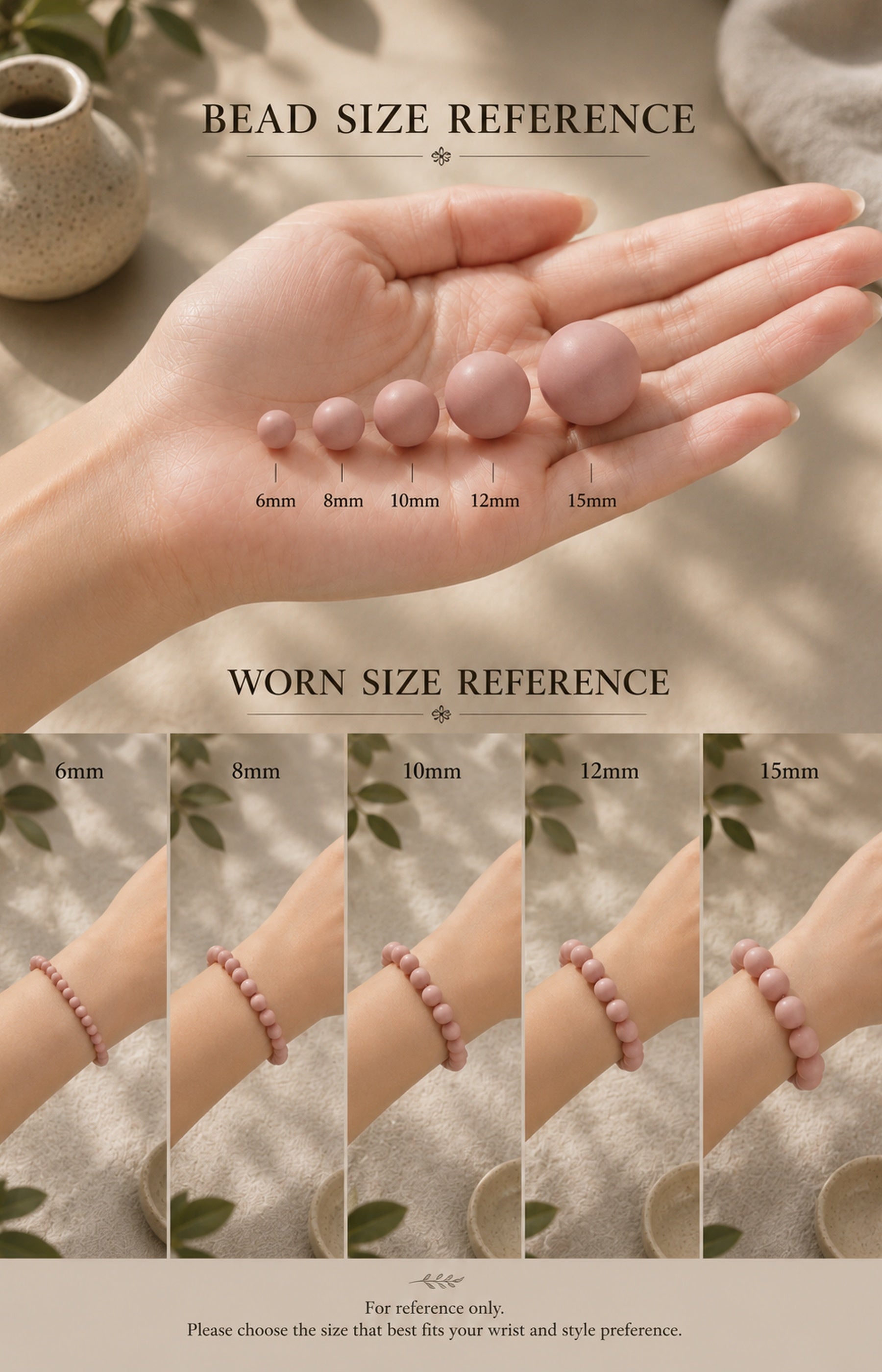 Rose Relic – Deep Rose & Earthy Notes Botanical Scent Bracelet