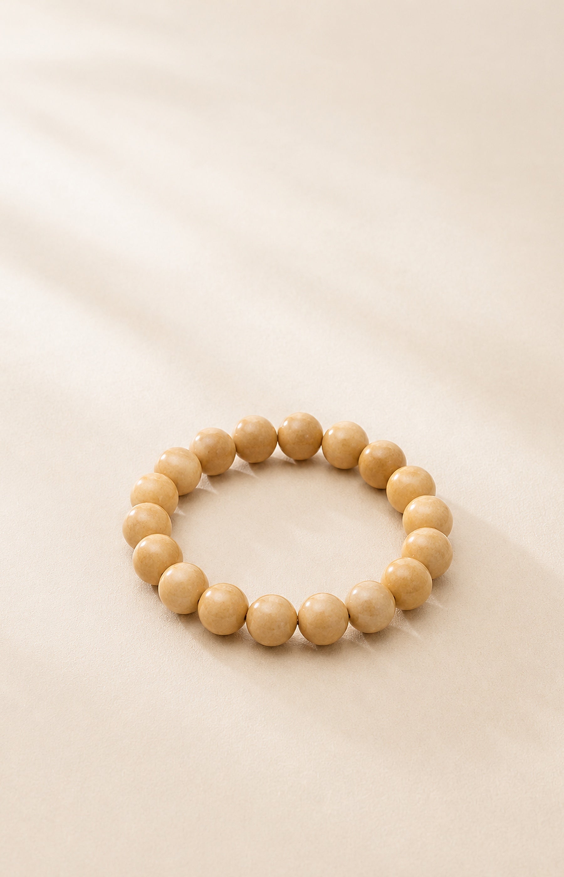 Golden Canopy – Soft Pear & Warm Resinous Botanical Scent Bracelet
