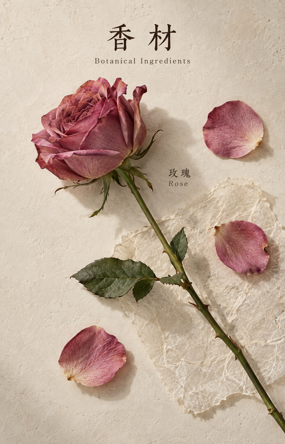 Beloved Sonnet - Scented Bracelet - botanical materials