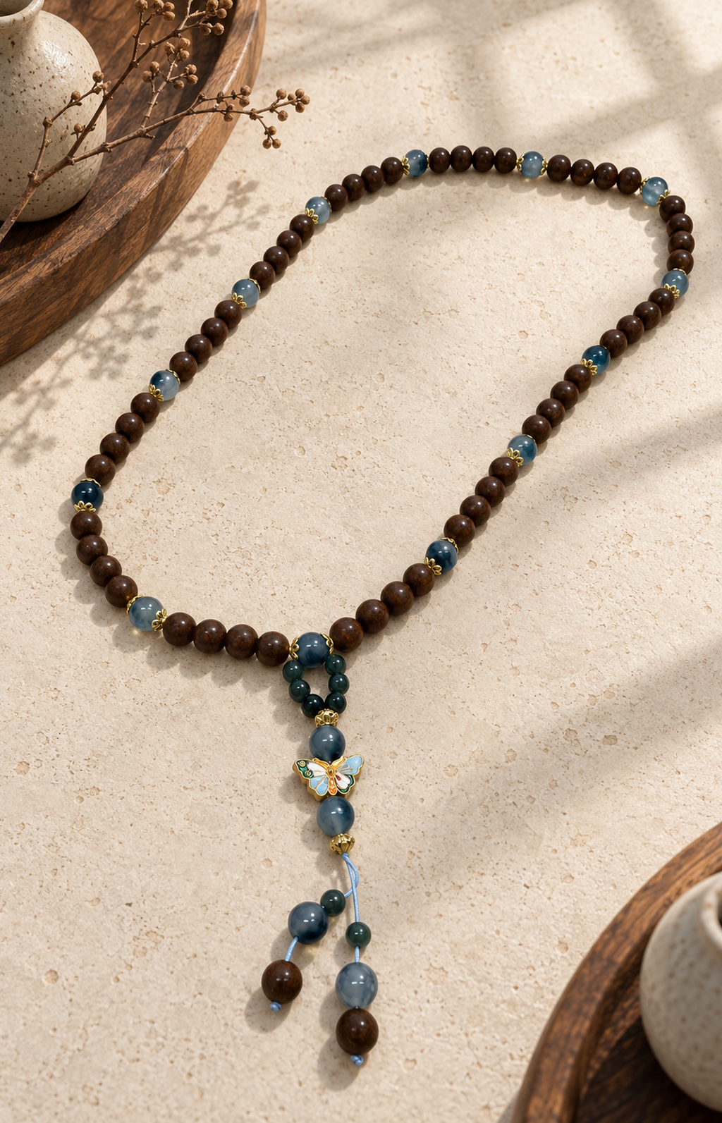 Butterfly Trace - Scented Necklace - product view