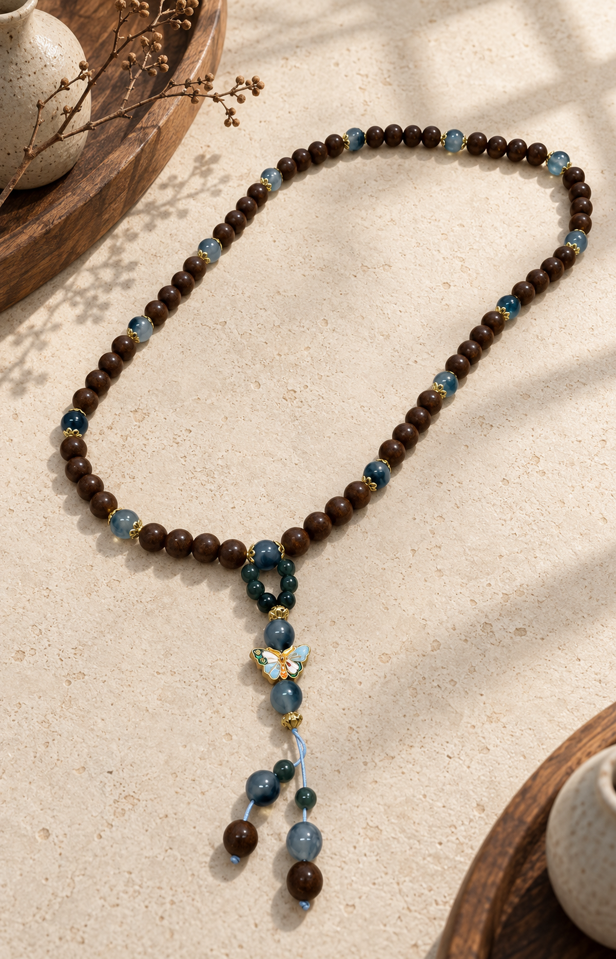 Butterfly Trace - Scented Necklace - product view