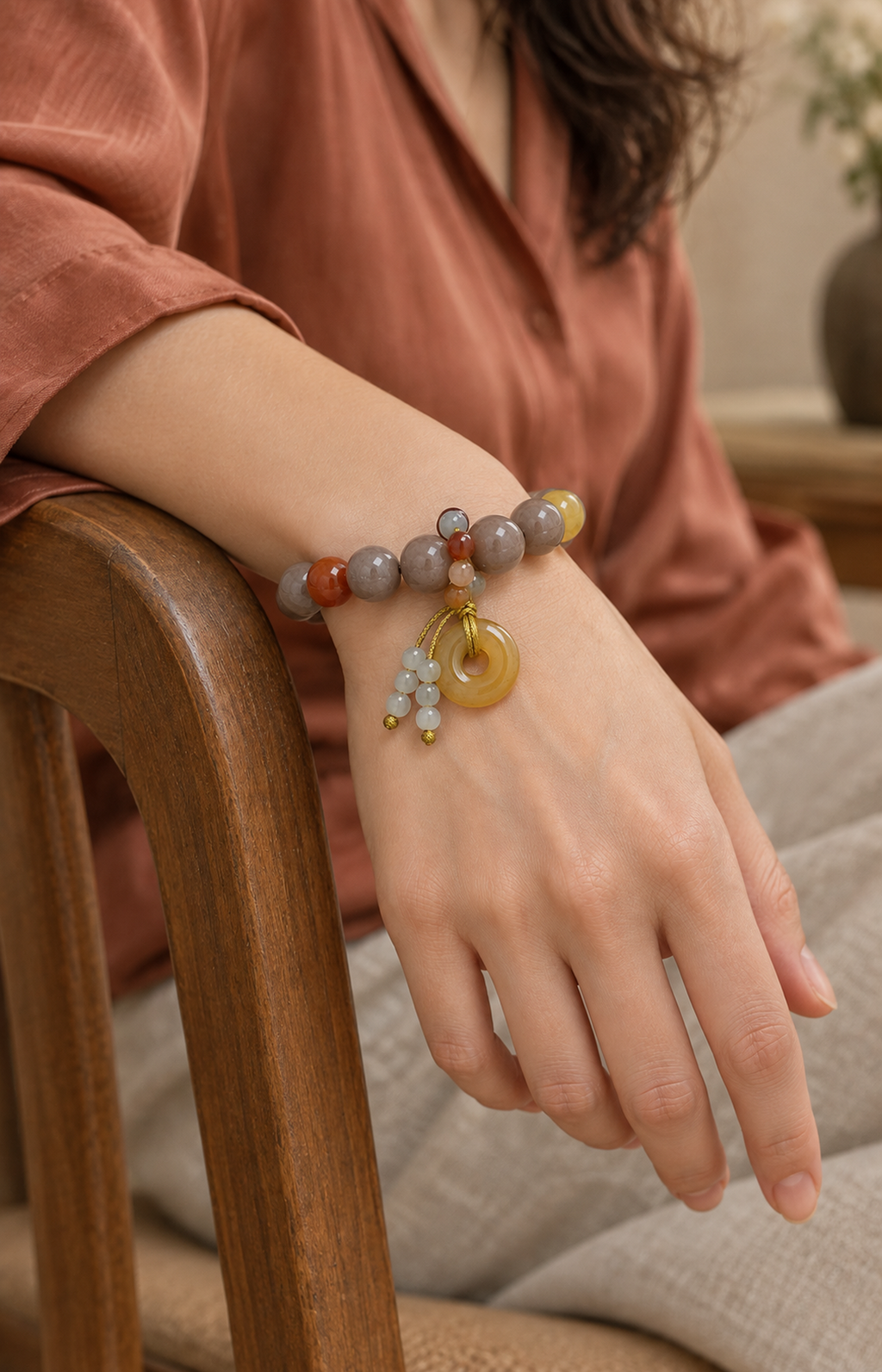 Caravanserai Dreams - Scented Bracelet - worn view