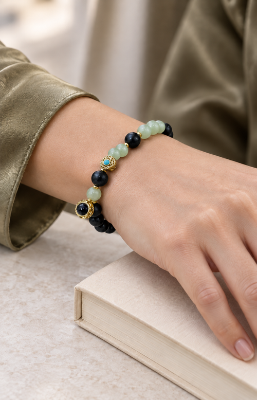 Celestial Archive - Scented Bracelet - in-use view