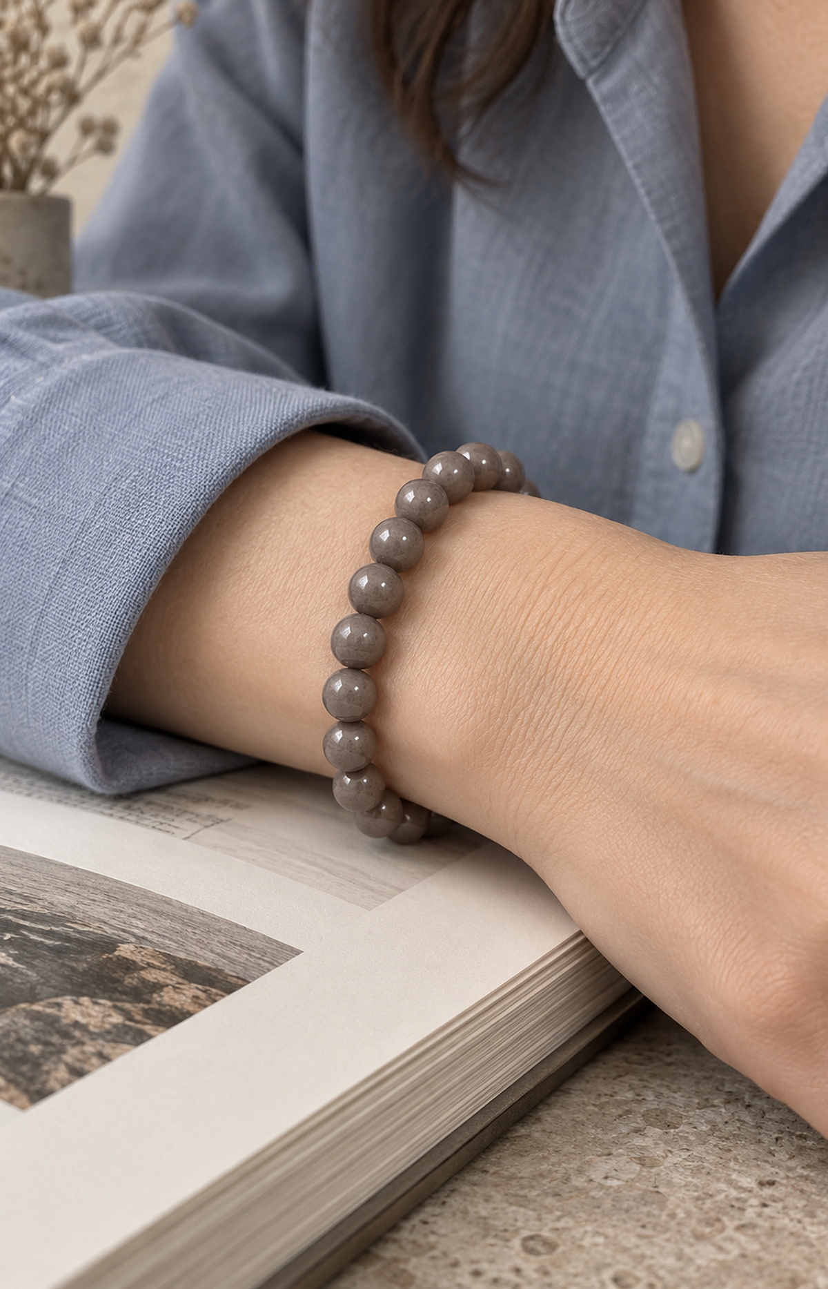 Desert Solitude - Scented Bracelet - worn view