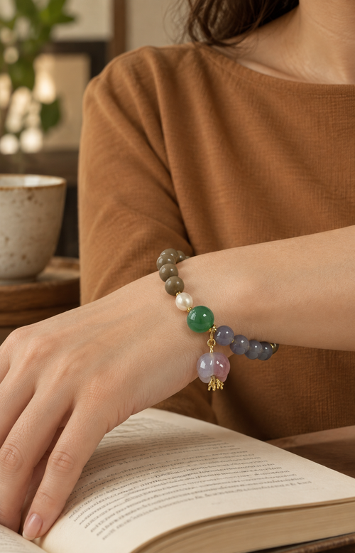 Dewladen Branches - Scented Bracelet - worn view