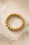 Golden Canopy – Soft Pear & Warm Resinous Botanical Scent Bracelet
