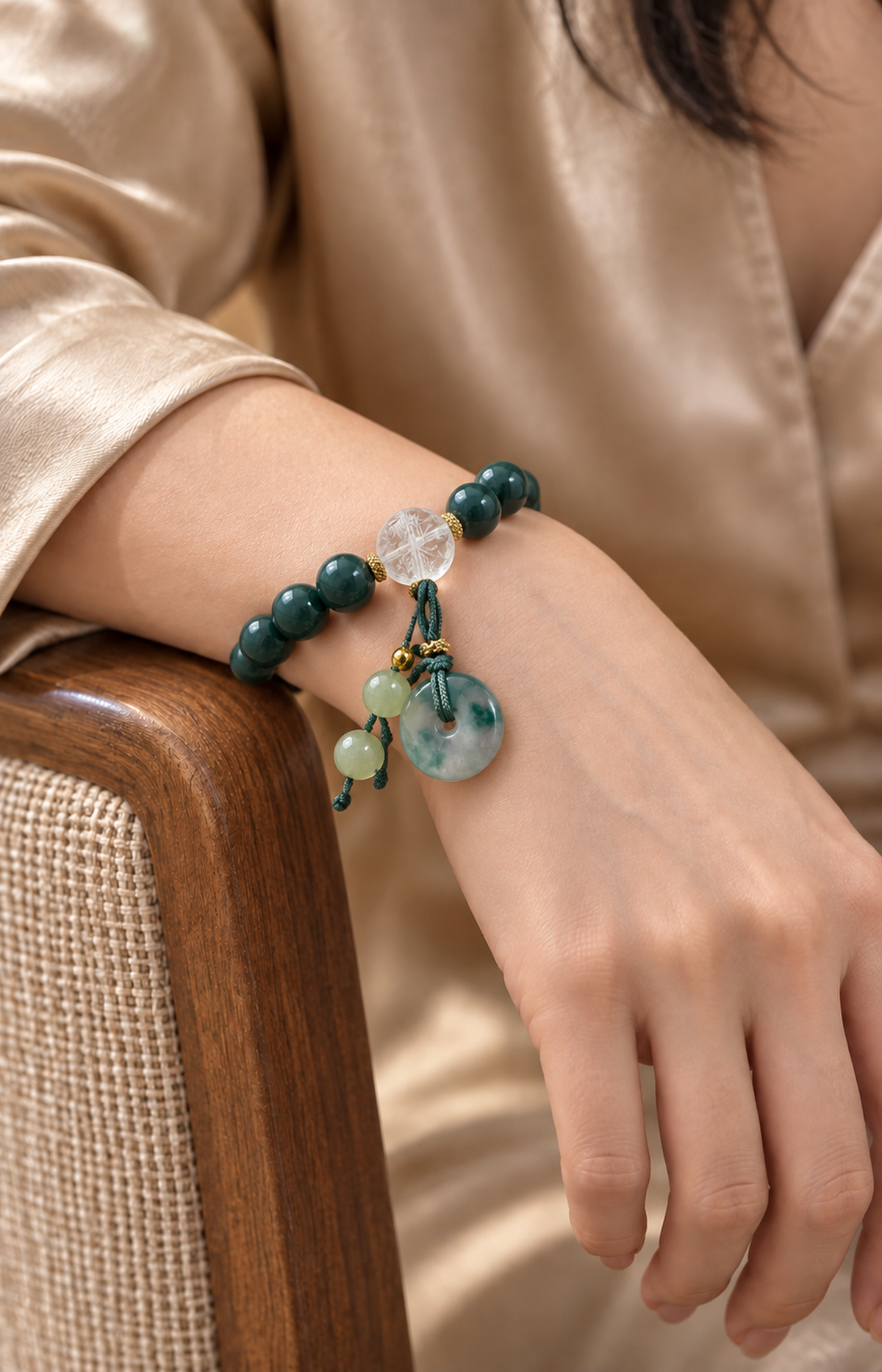 Enchanted Terrace - Scented Bracelet - worn view