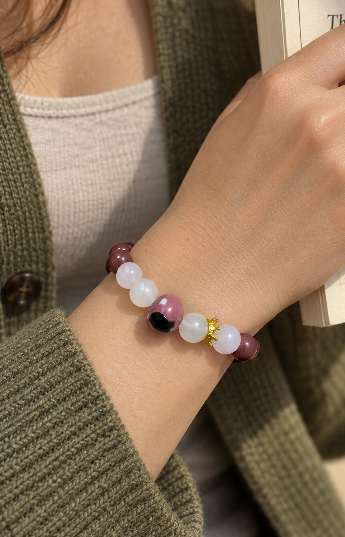 Faithful Friend - Scented Bracelet - worn view