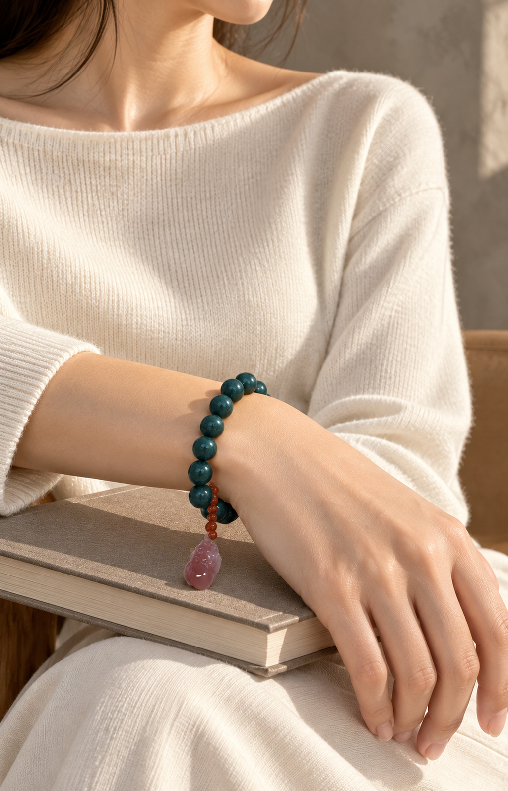 Forest Guardian - Scented Bracelet - worn view