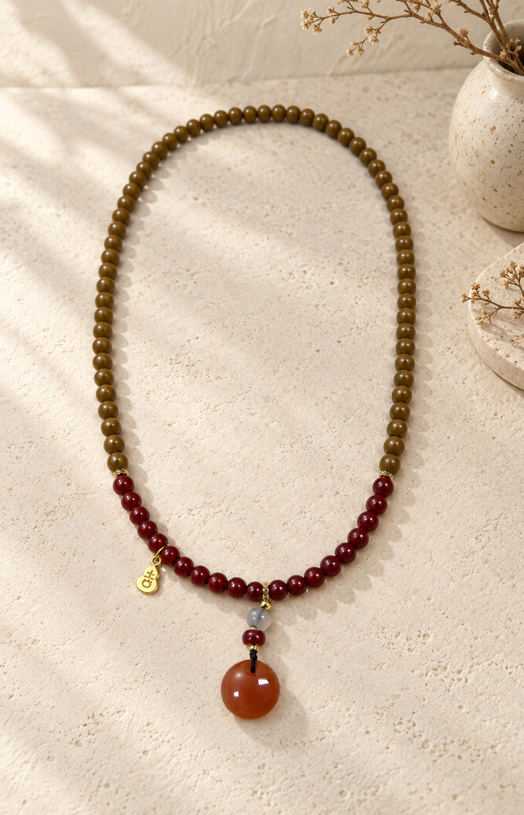 Gardenia Ribbons - Scented Necklace - product view