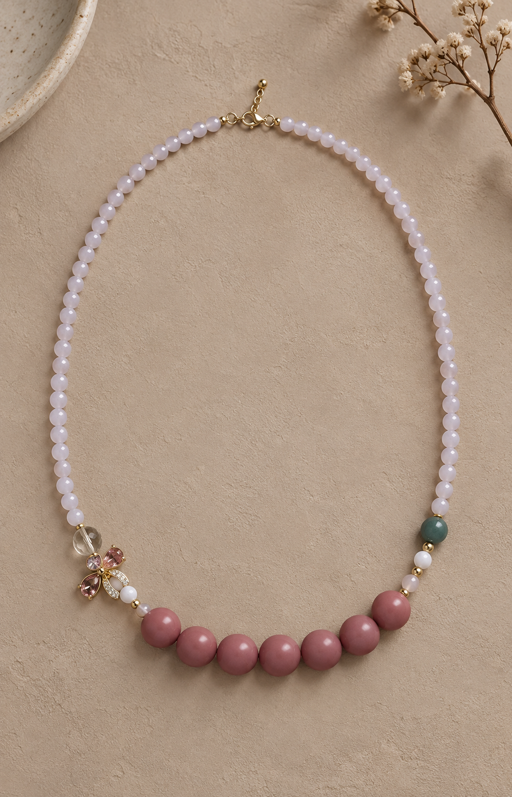 Gossamer Flourish - Scented Necklace - product view