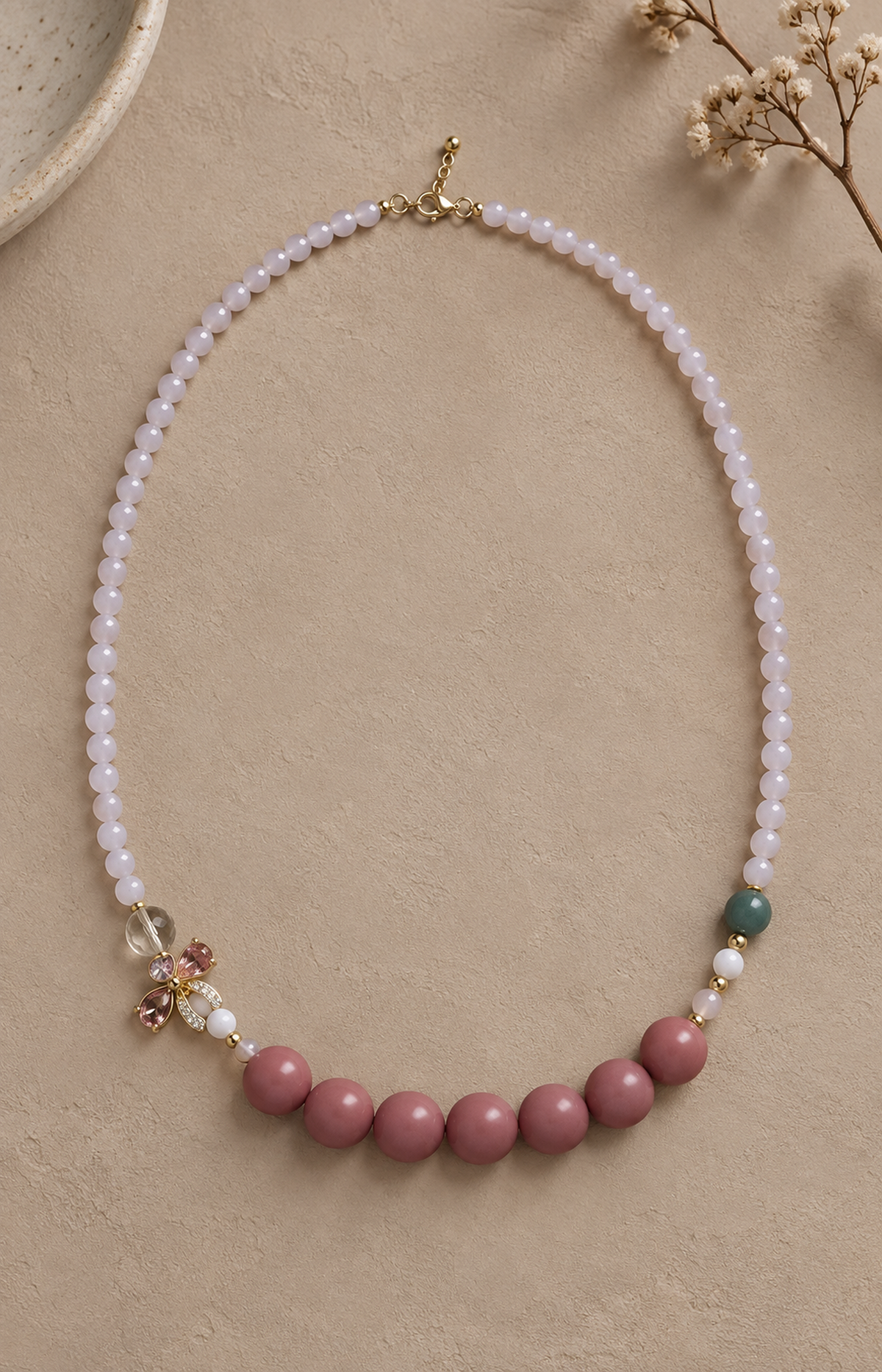 Gossamer Flourish - Scented Necklace - product view