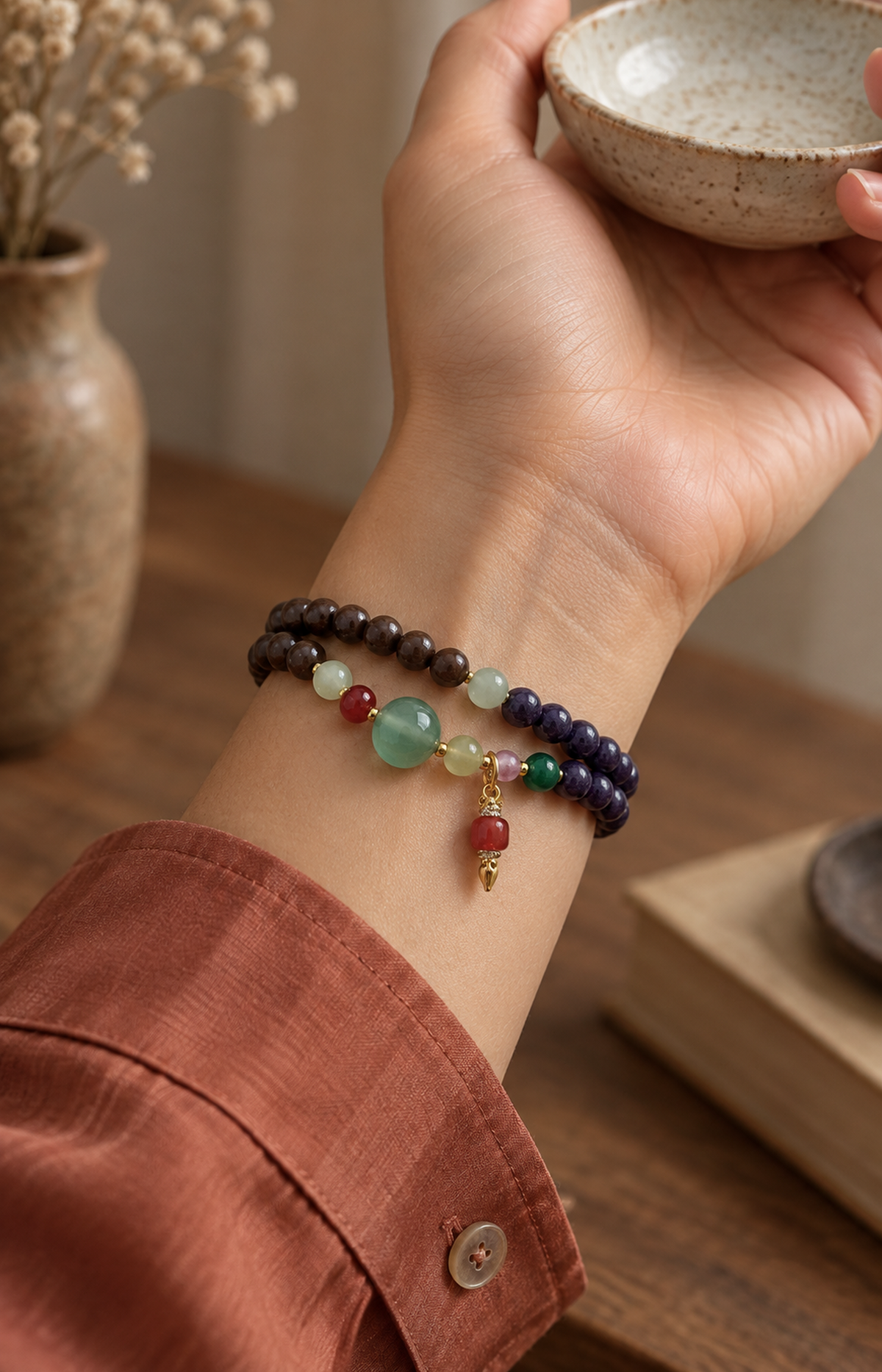 Hidden Conservatory - Scented Bracelet - worn view