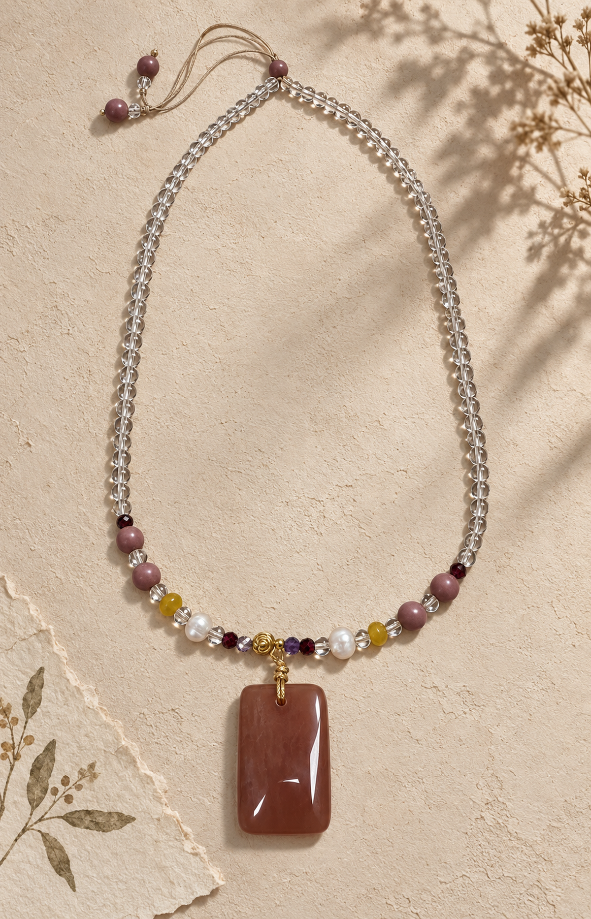 Luminous Vignette - Scented Necklace - product view
