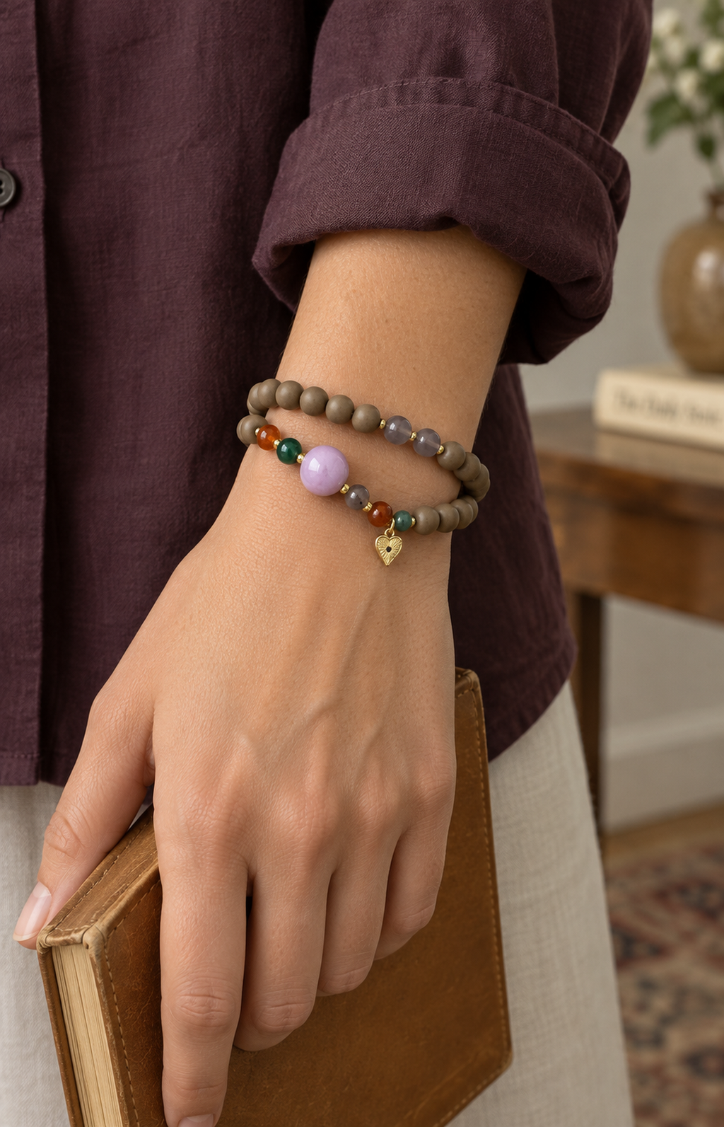 Midsummer Revelry - Scented Bracelet - worn view