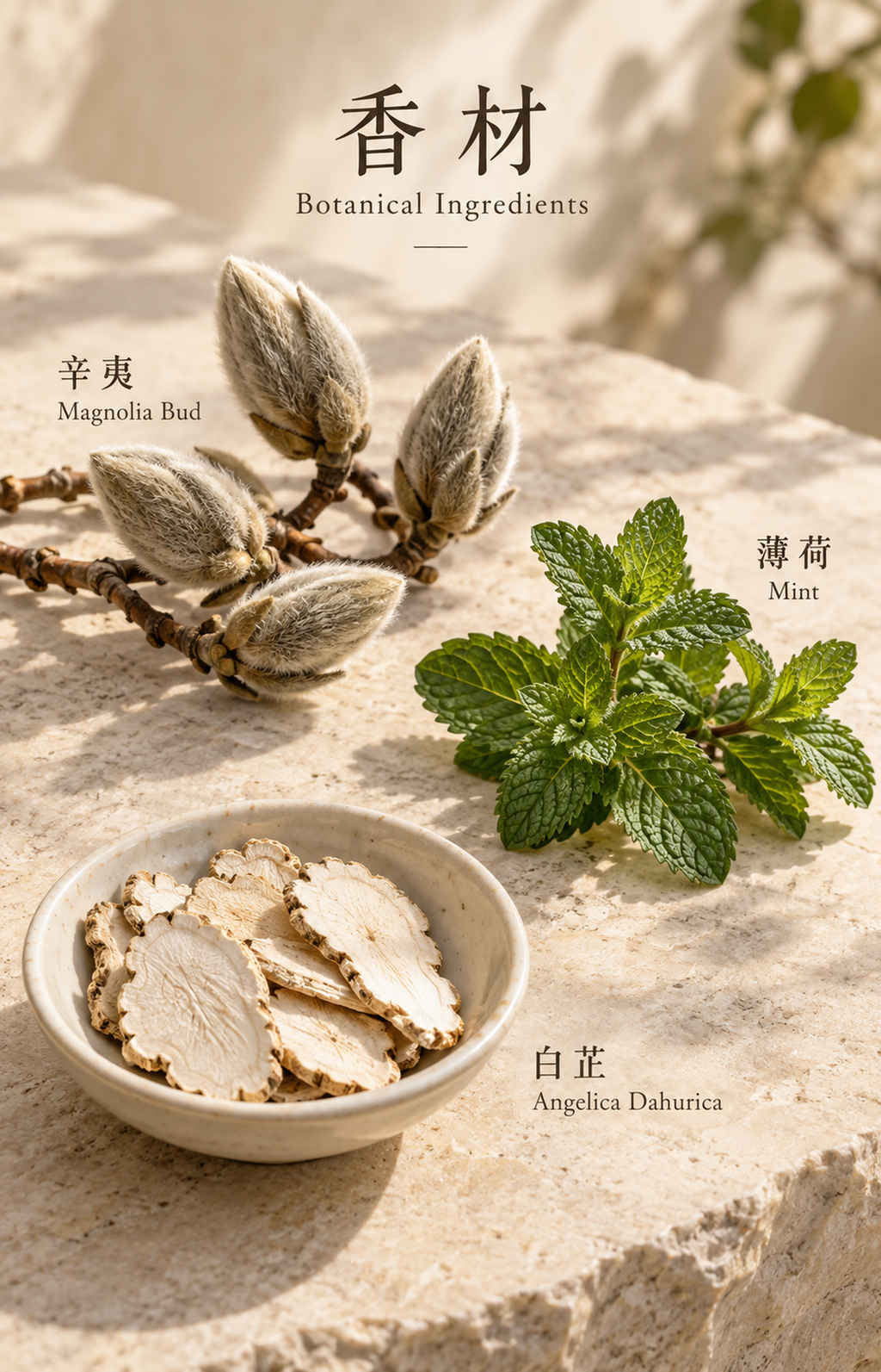 Moss Fold - Scented Bracelet - botanical materials