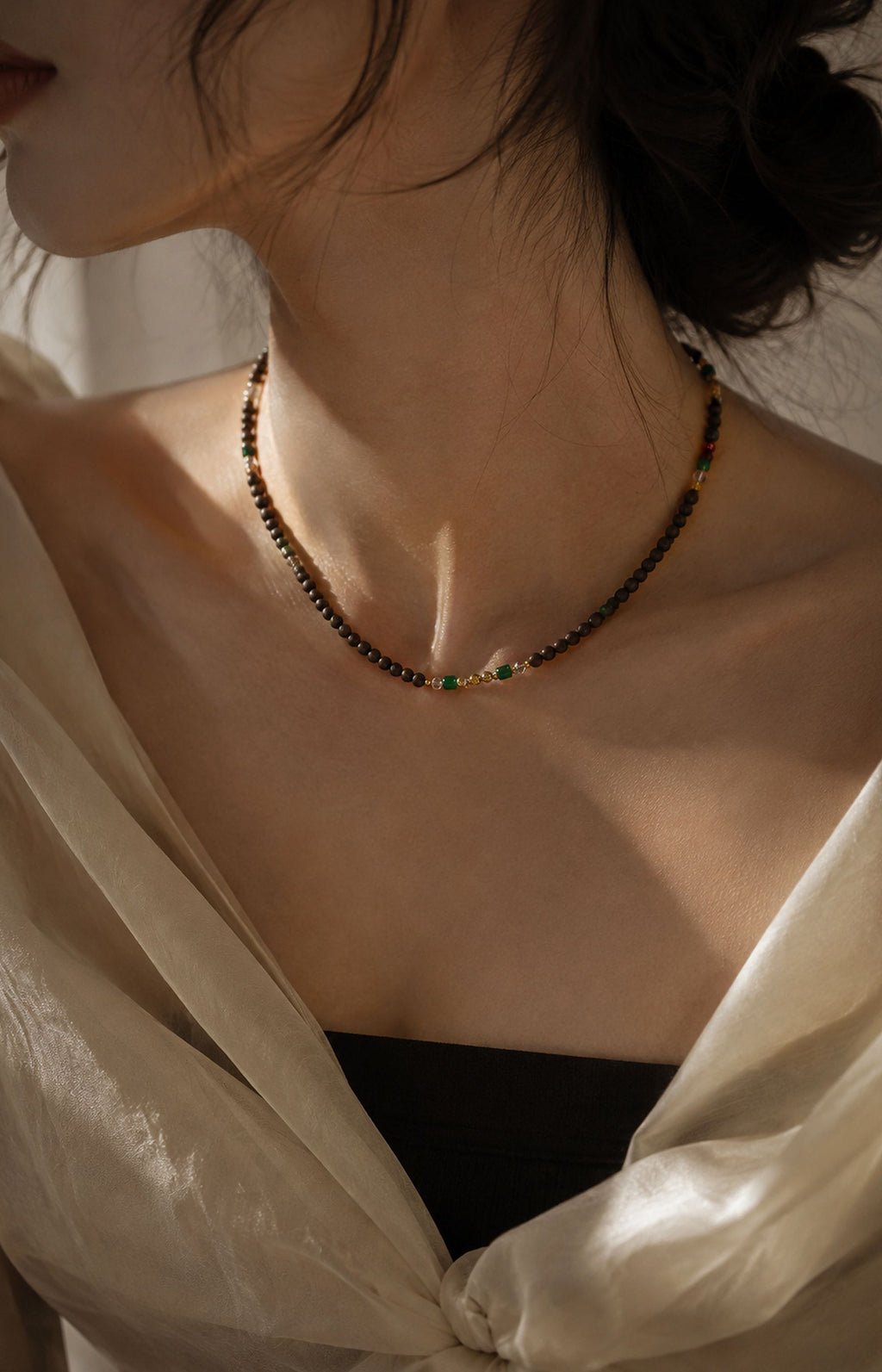 Easy Company - Scented Necklace — worn view