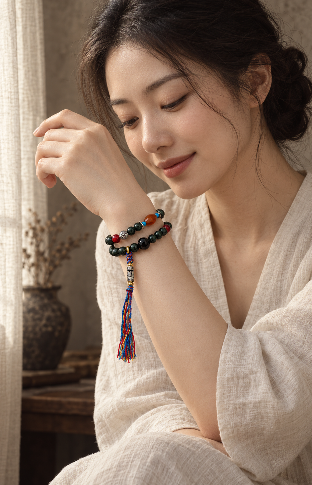 Evening Trail - Scented Bracelet — worn view