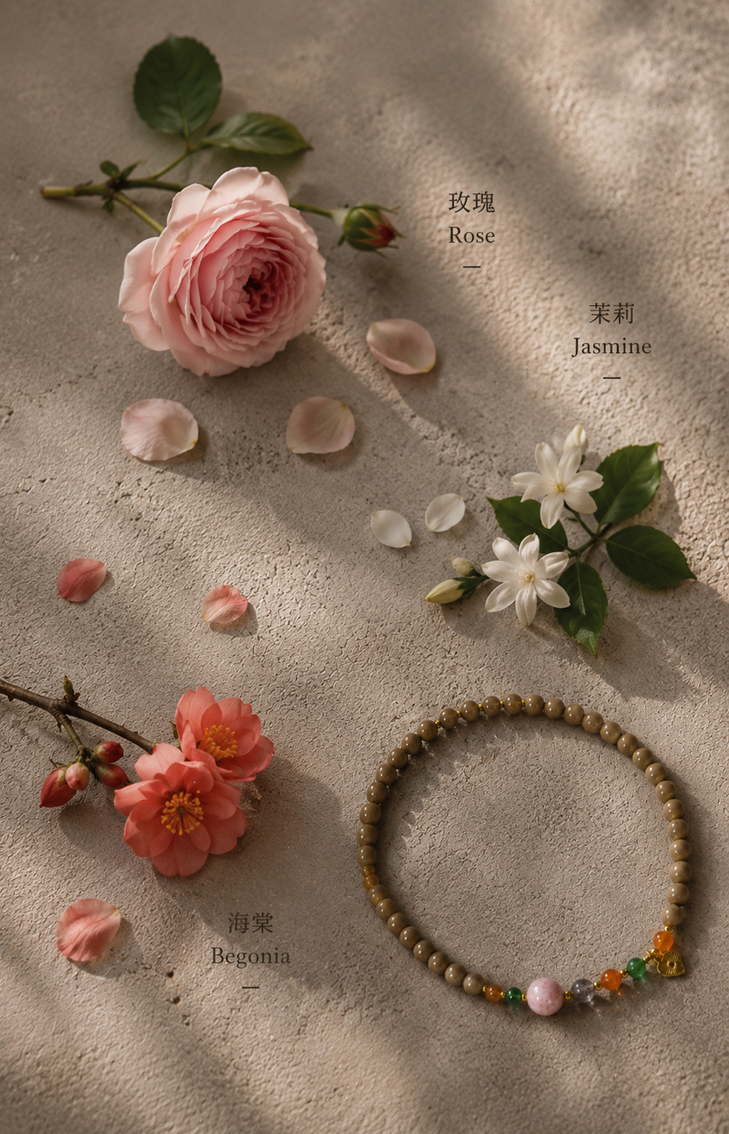 Little Joy - Scented Bracelet — botanical illustration