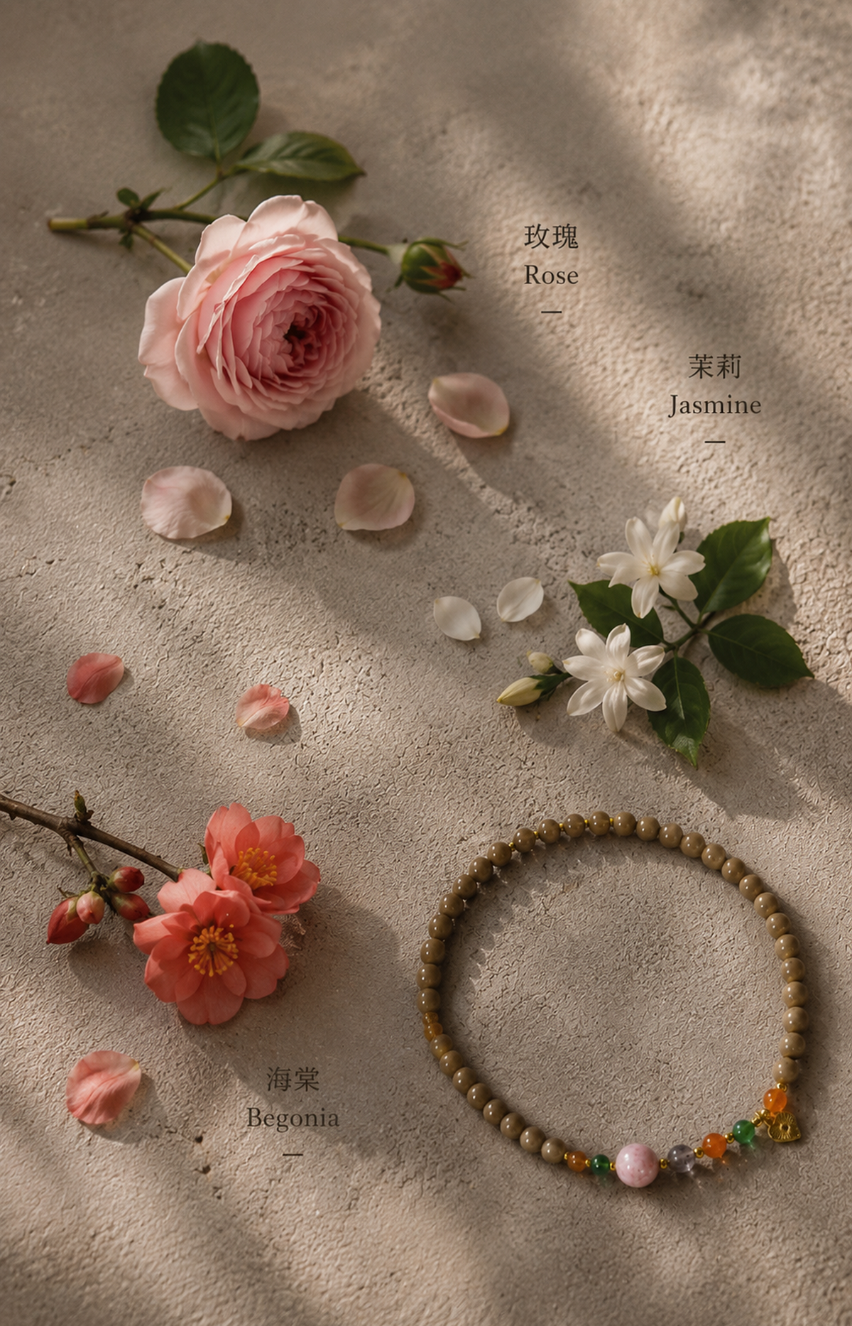 Little Joy - Scented Bracelet — botanical illustration