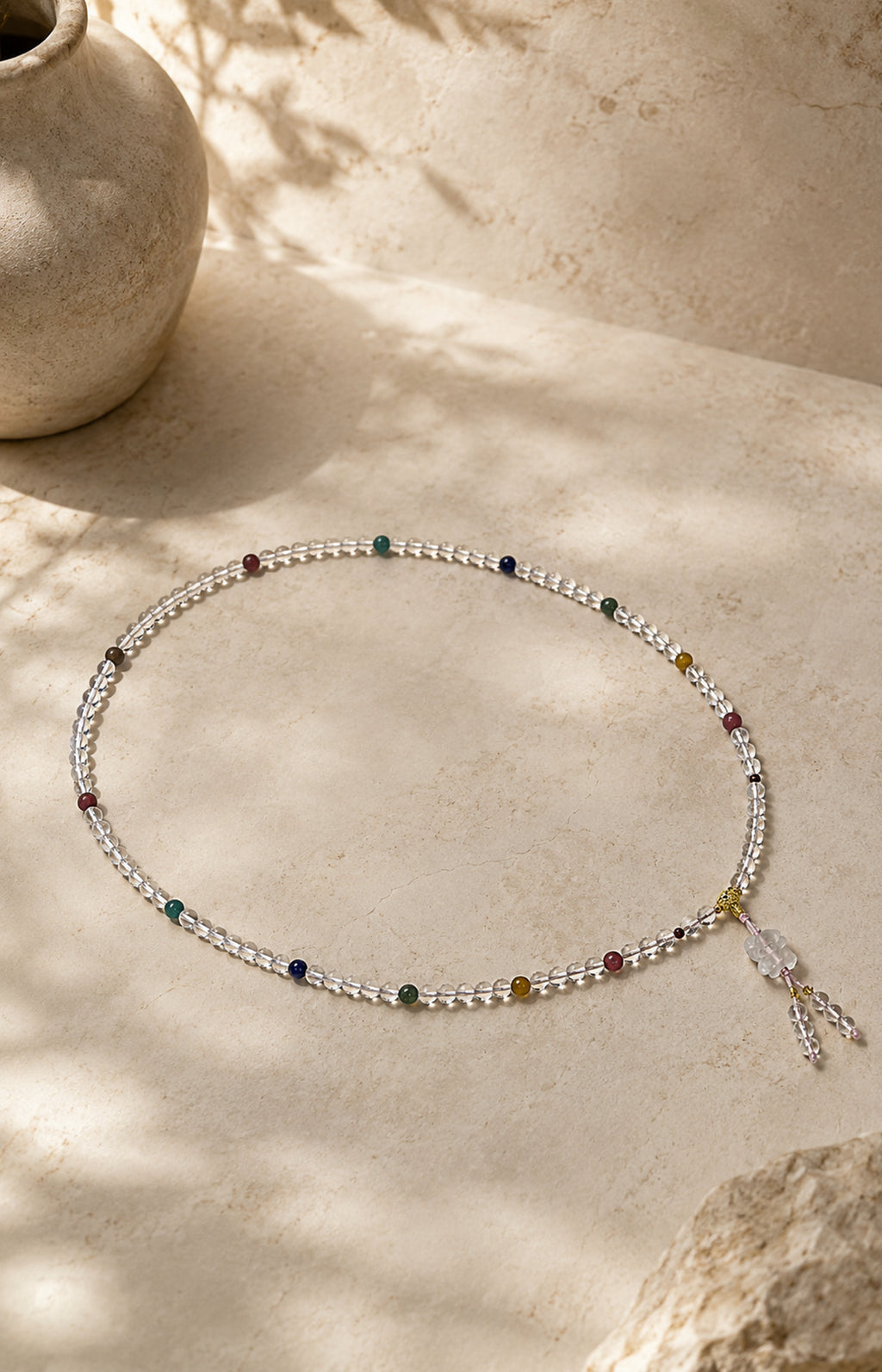 Clear Bead Necklace