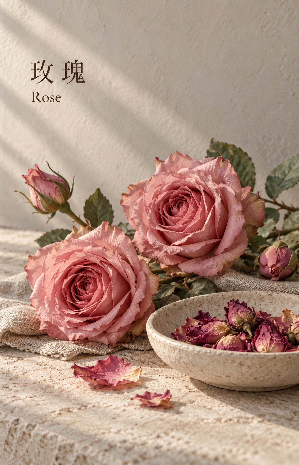 Rose floral reference