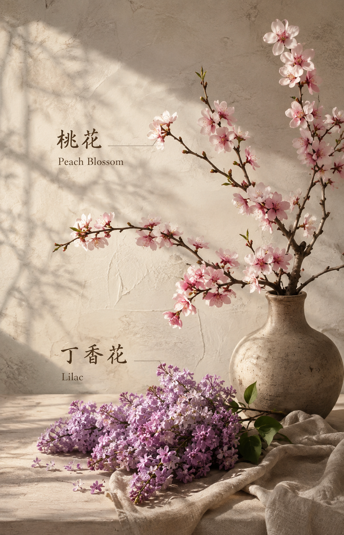Petal Passage - Scented Bracelet — botanical illustration