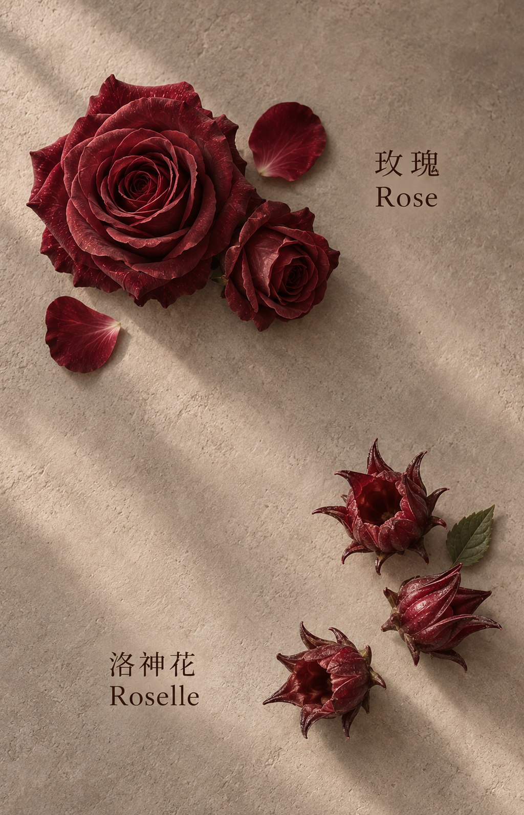 Rose Keepsake - Scented Bag Charm — botanical illustration