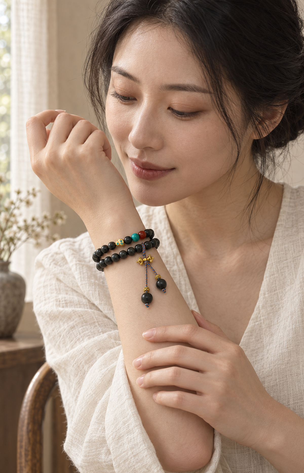 Still Anchor - Scented Bracelet — worn view