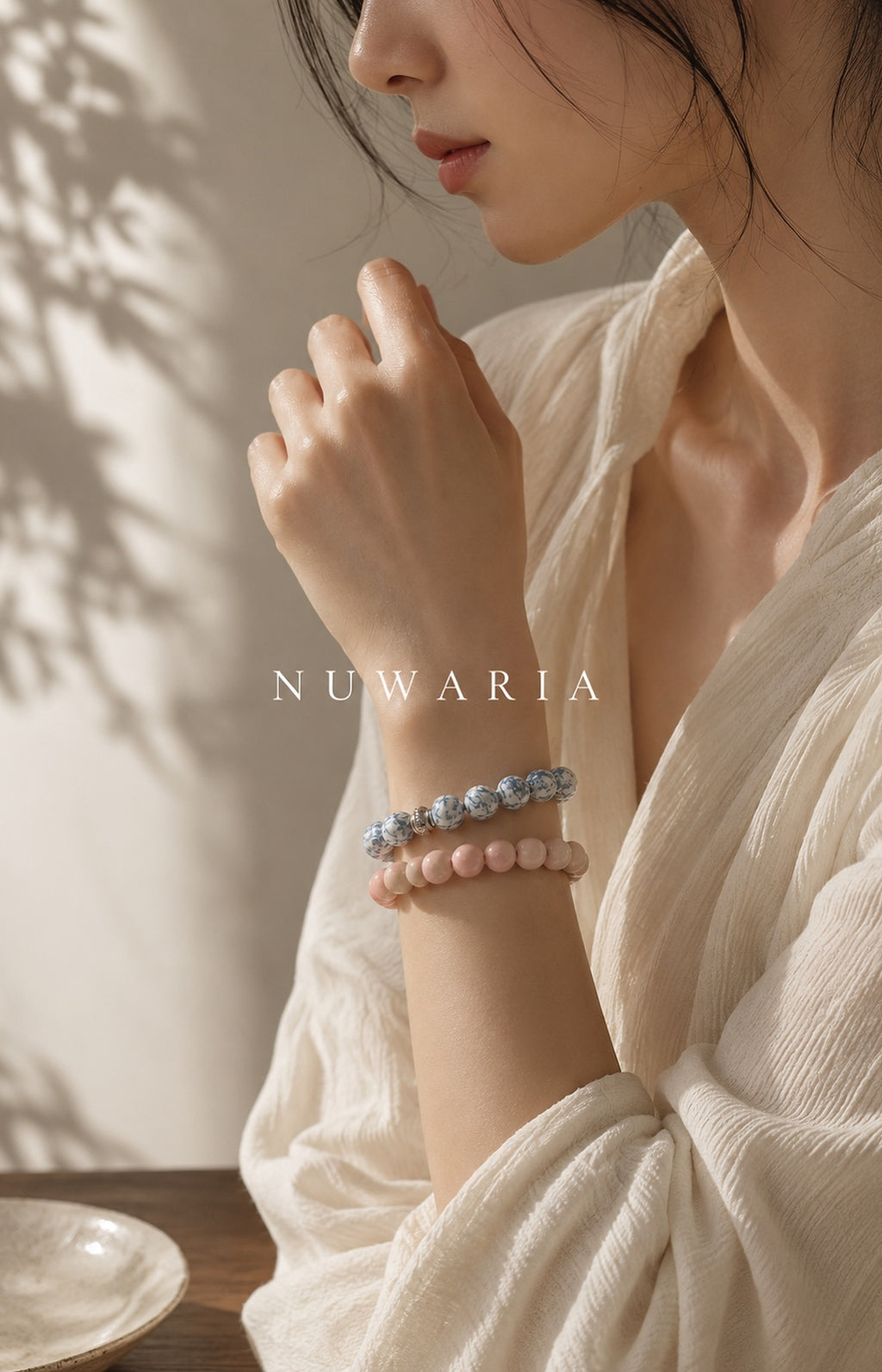 Blue Reverie – Yuzu & Soft Floral Botanical Scent Bracelet