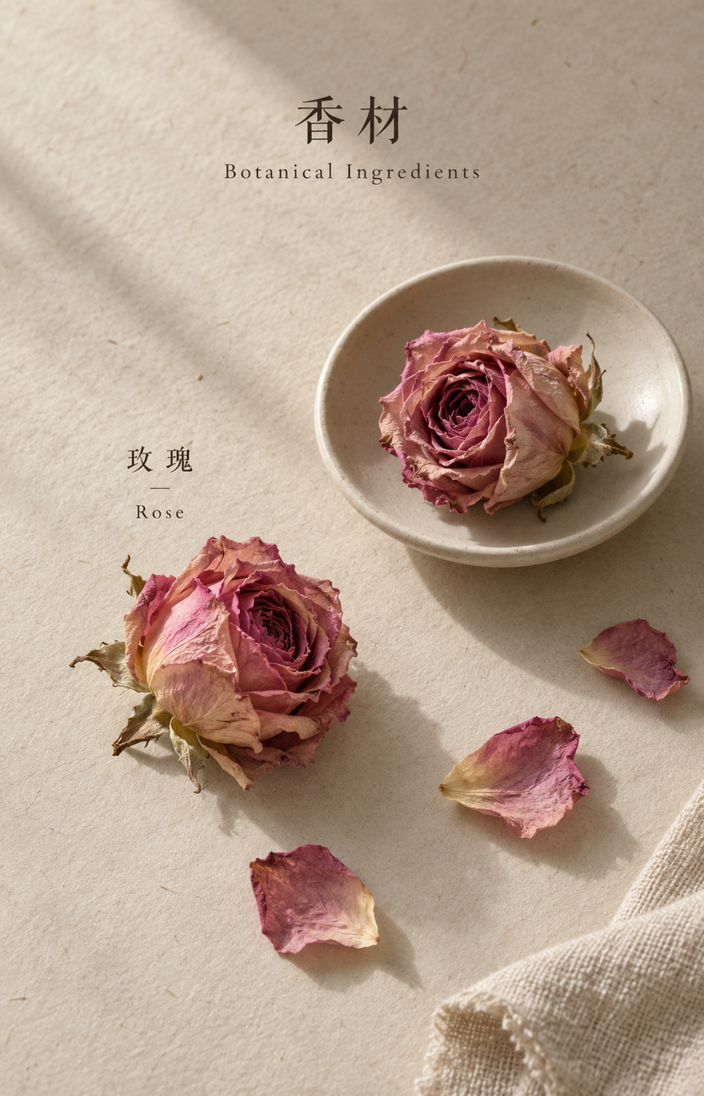 After the Applause - Scented Necklace - botanical materials