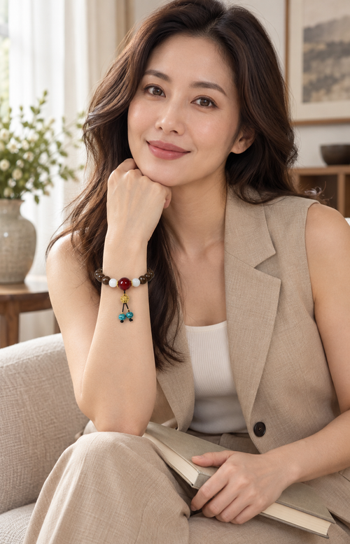 Pear Blossom - Scented Bracelet - worn view