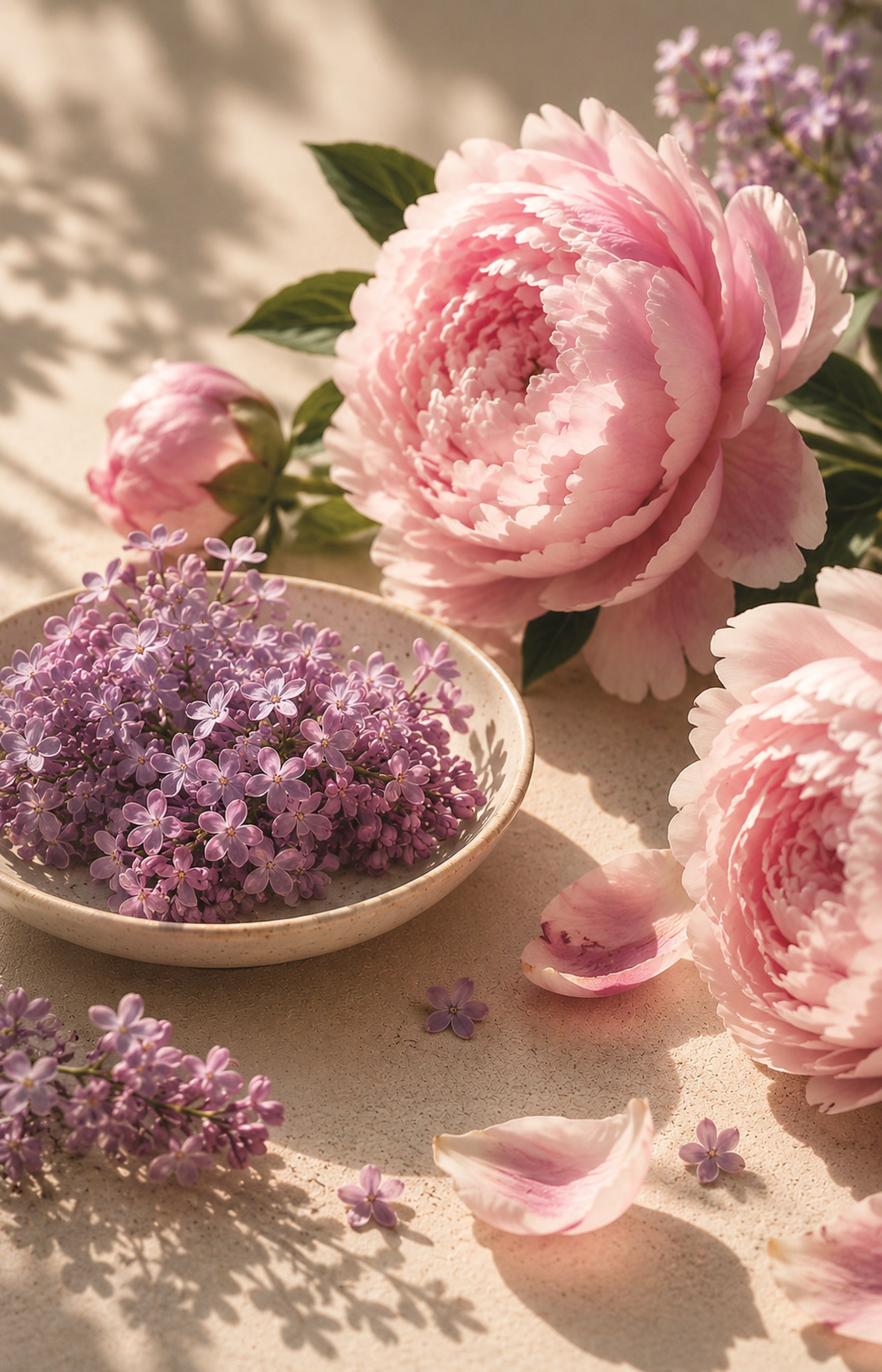 Peony Grace – Soft Floral Botanical Scent Bracelet