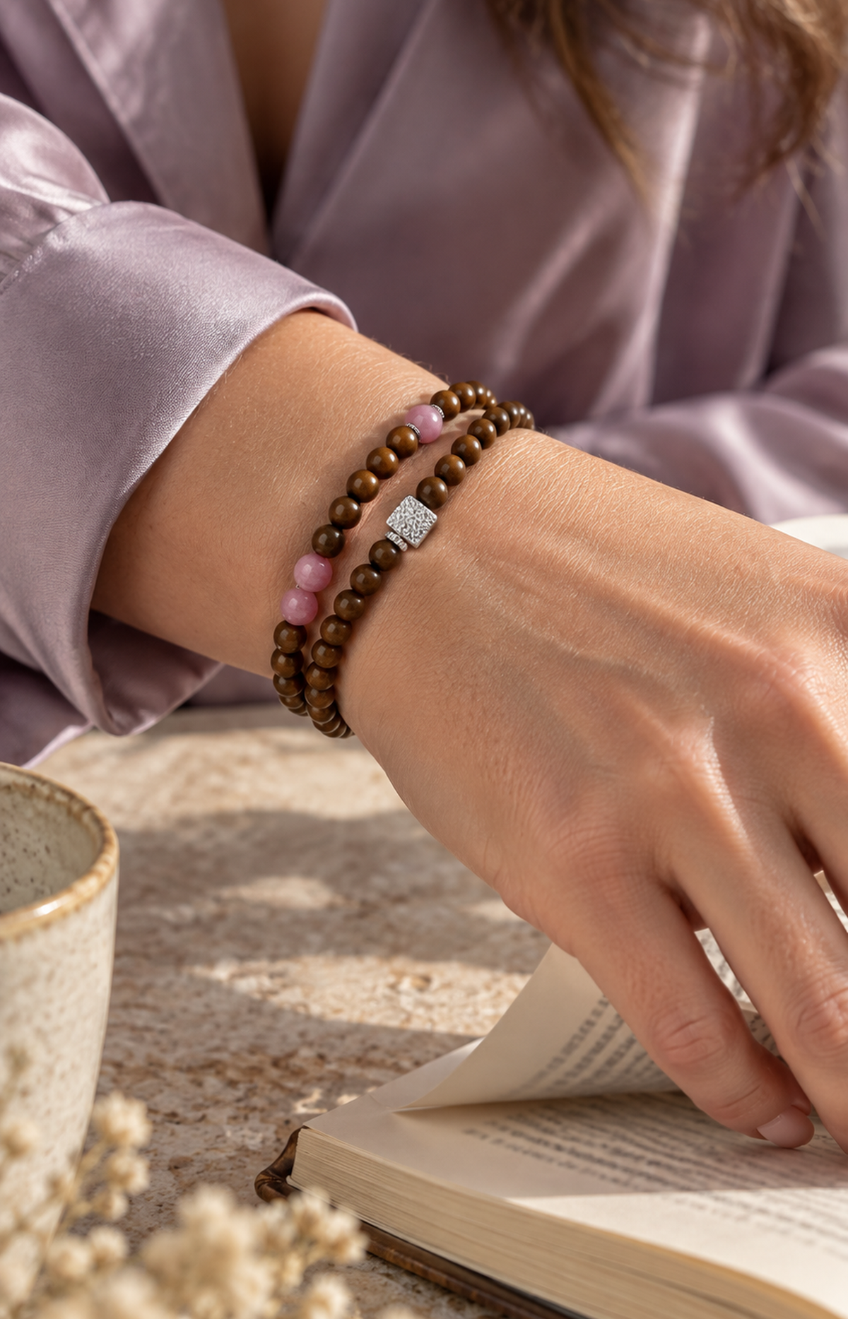 Powdered Confection - Scented Bracelet - worn view