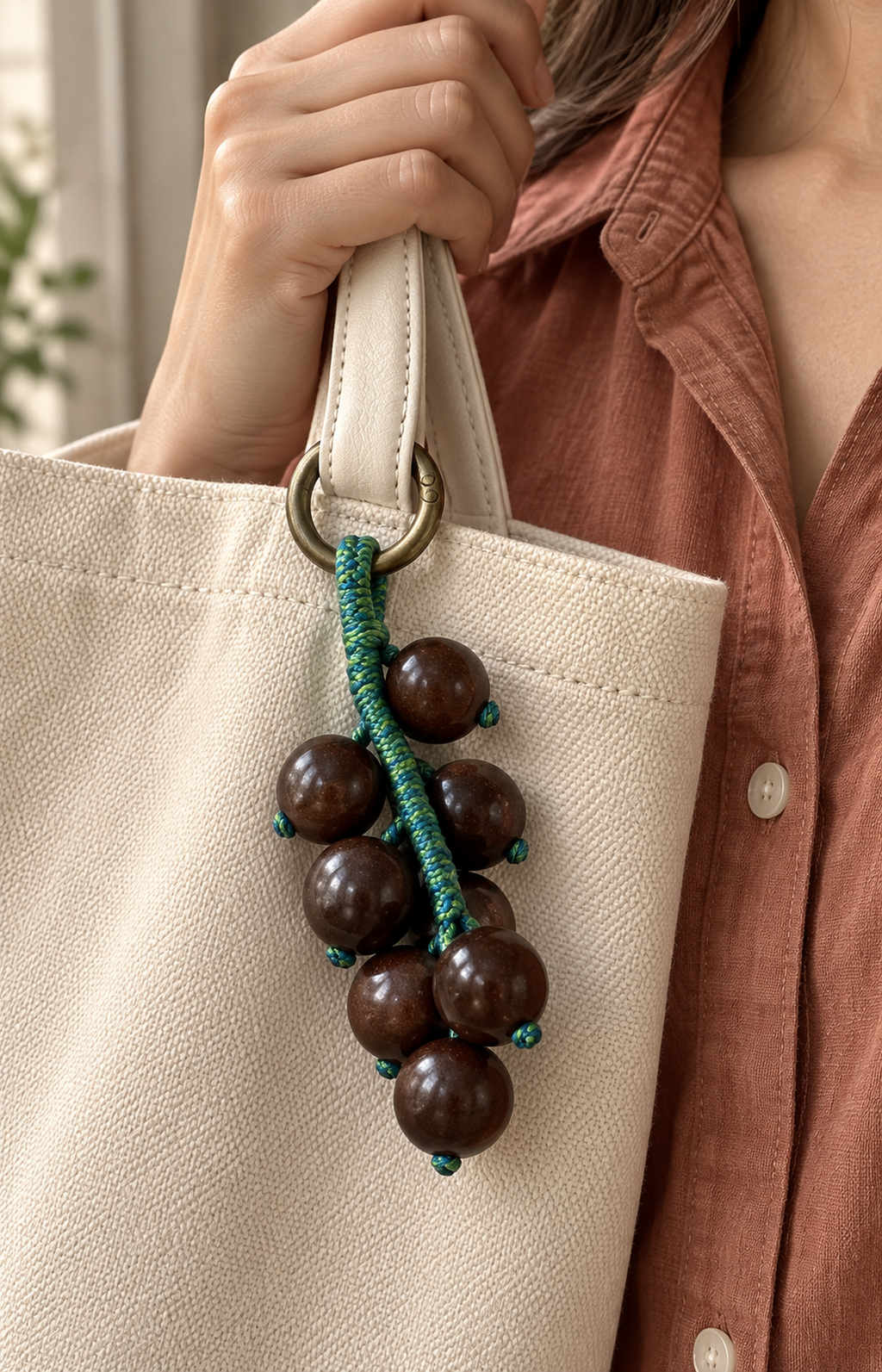Rustic Banquet - Scented Bag Charm - in-use view