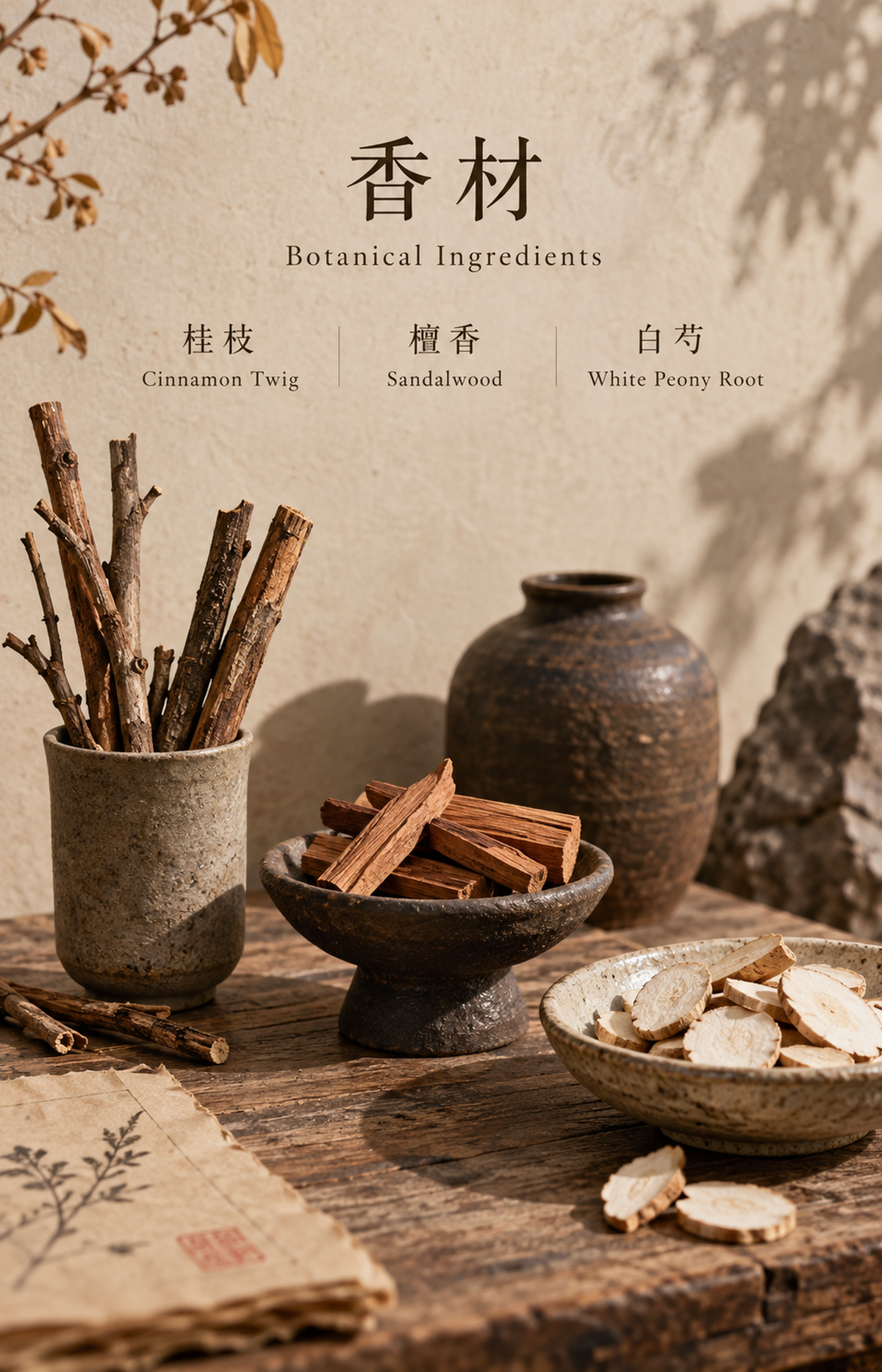 Secret Picnic - Scented Bracelet - botanical materials