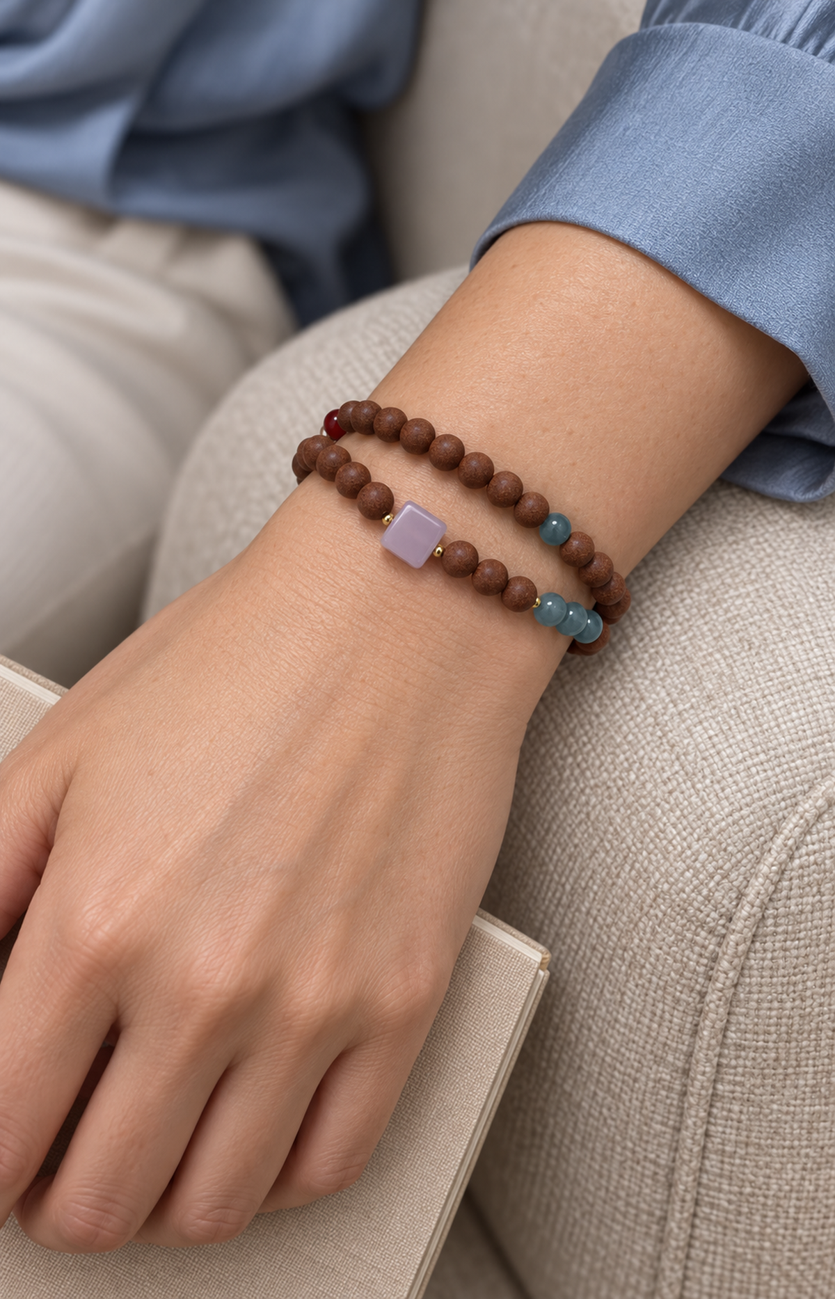 Silk Road - Scented Bracelet - worn view
