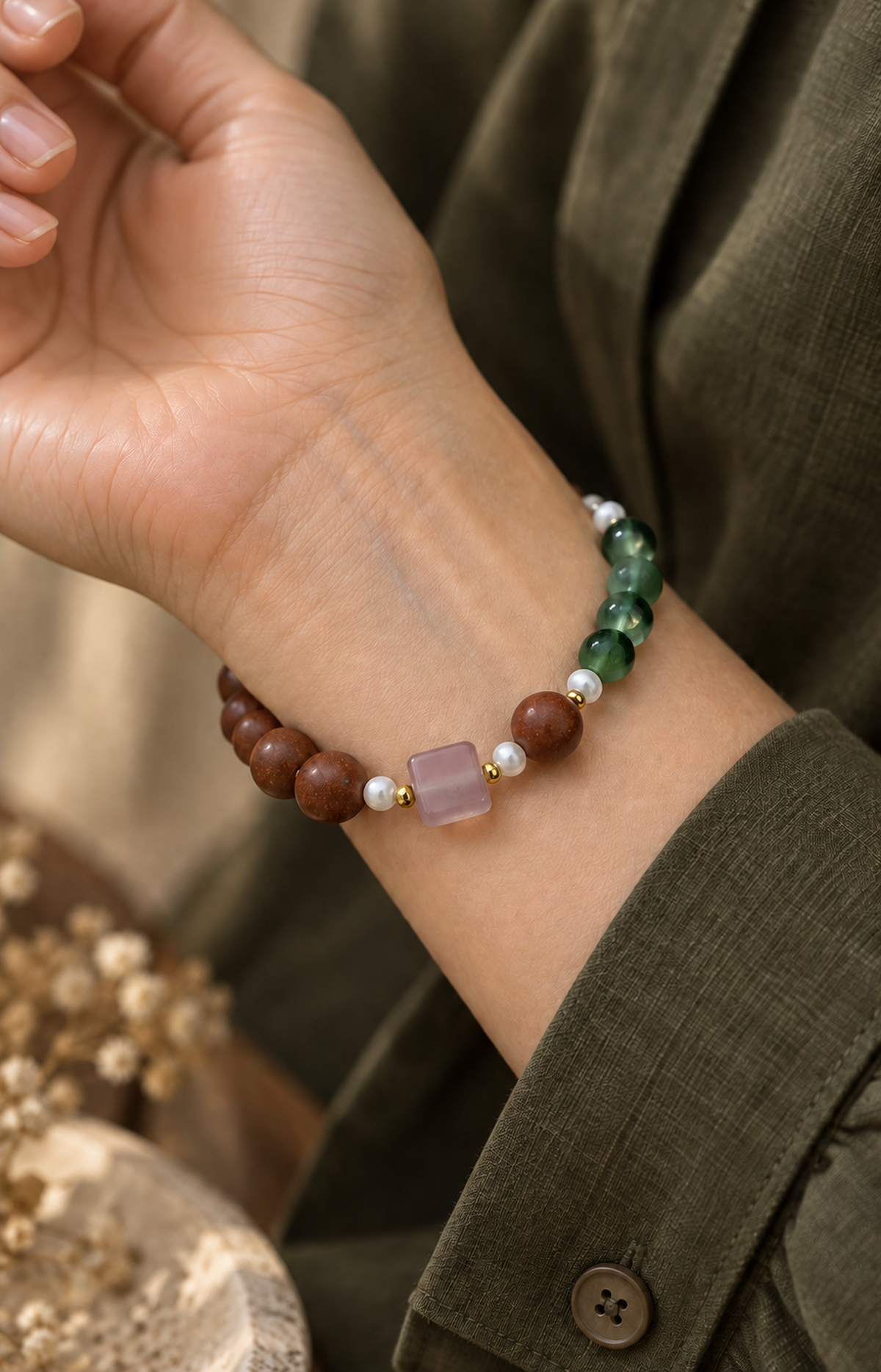 Spice Bazaar - Scented Bracelet - worn view