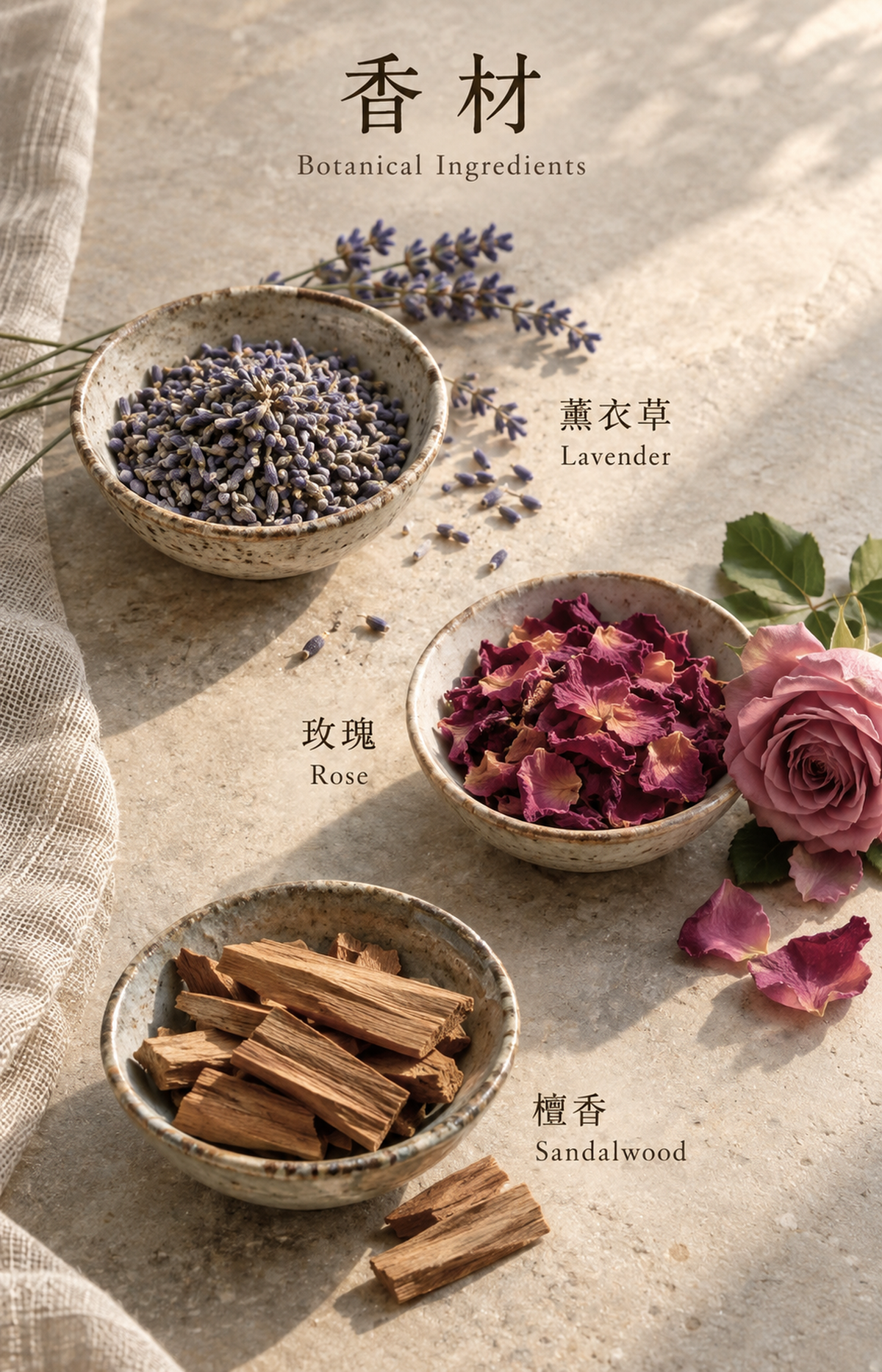 Sylvan Shelter - Scented Bracelet - botanical materials