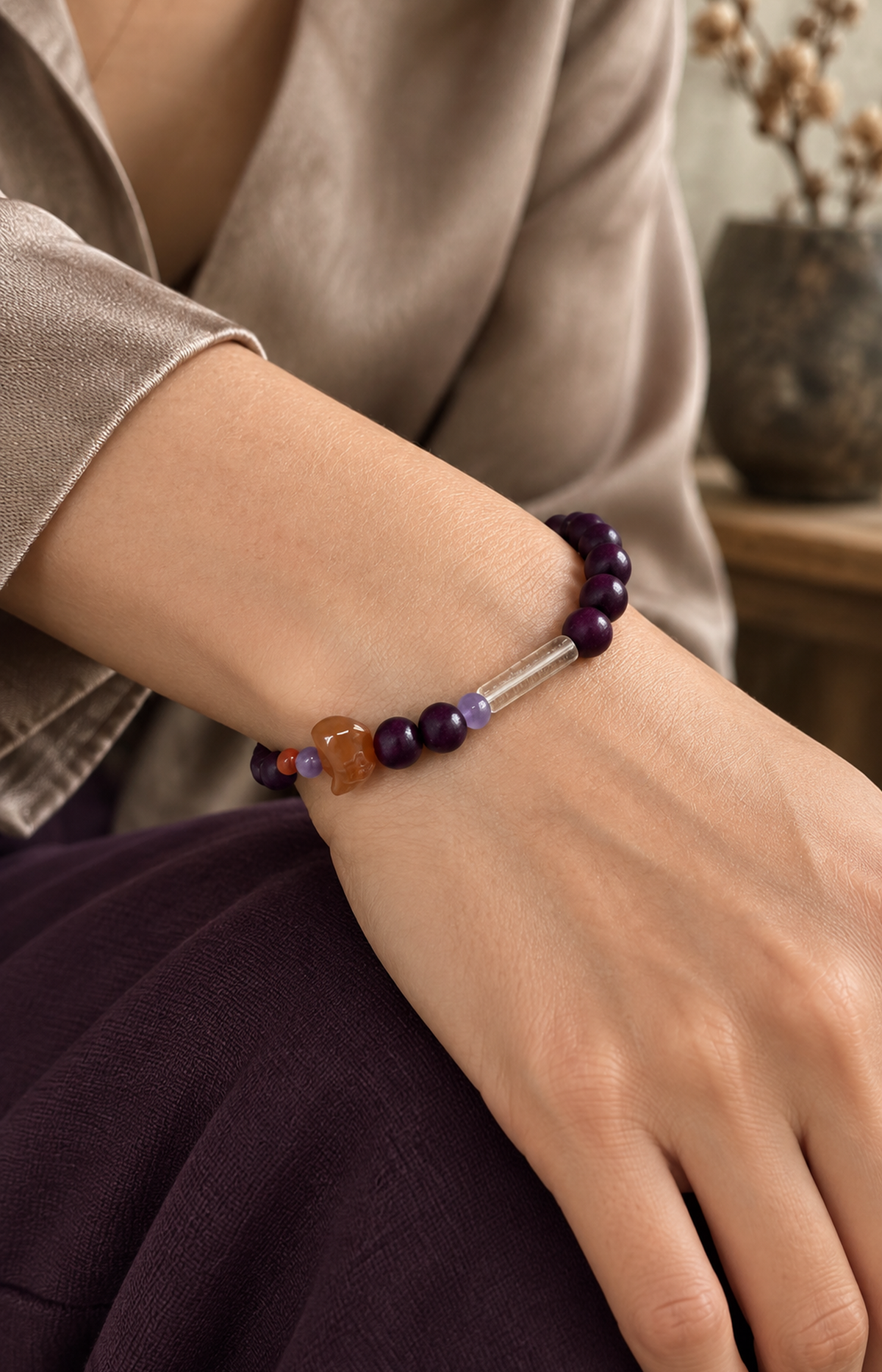 Treasured Token - Scented Bracelet - worn view