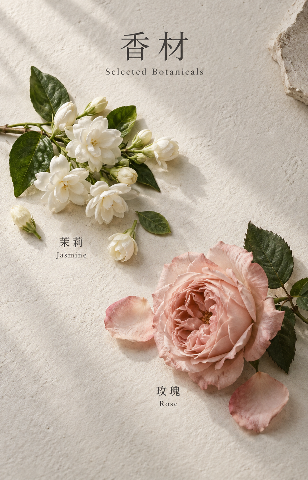 Unfolding April - Scented Car Charm - botanical materials