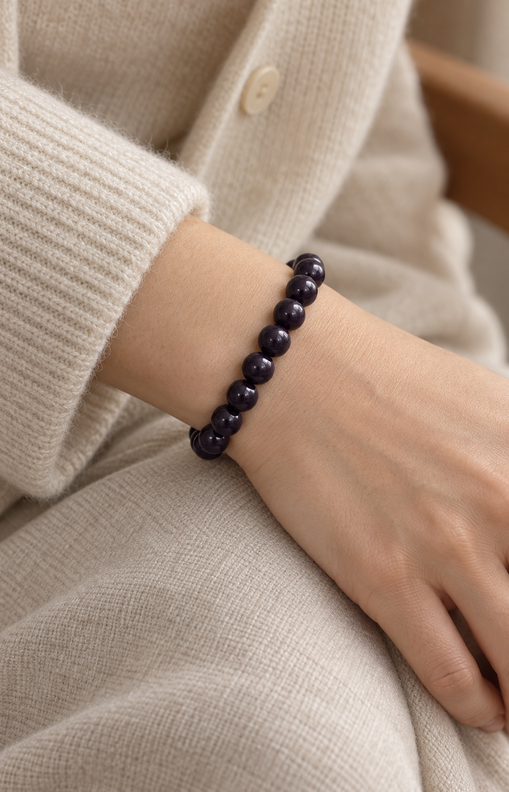 Vesper Bell - Scented Bracelet - worn view