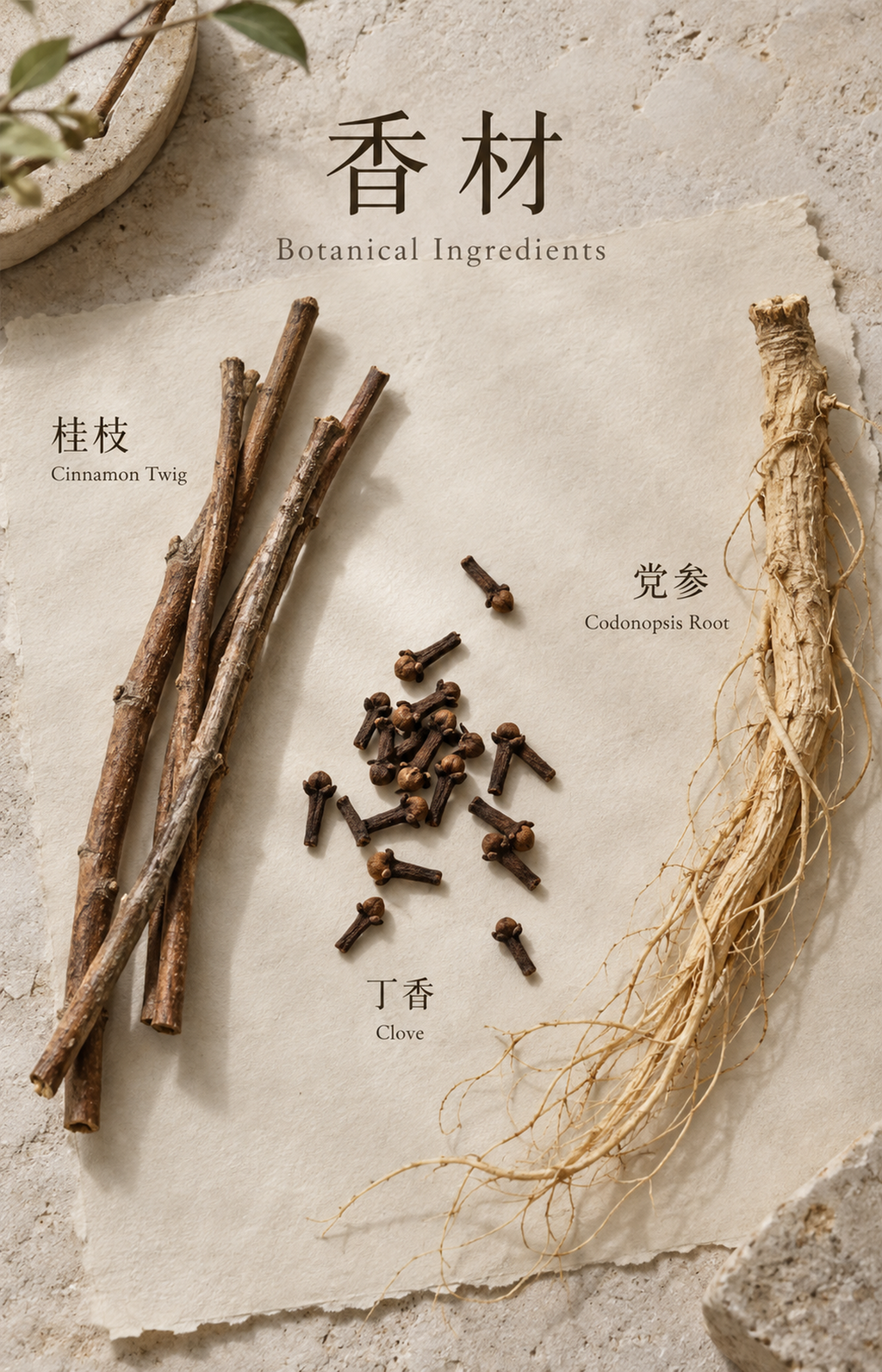 Vesper Bell - Scented Bracelet - botanical materials