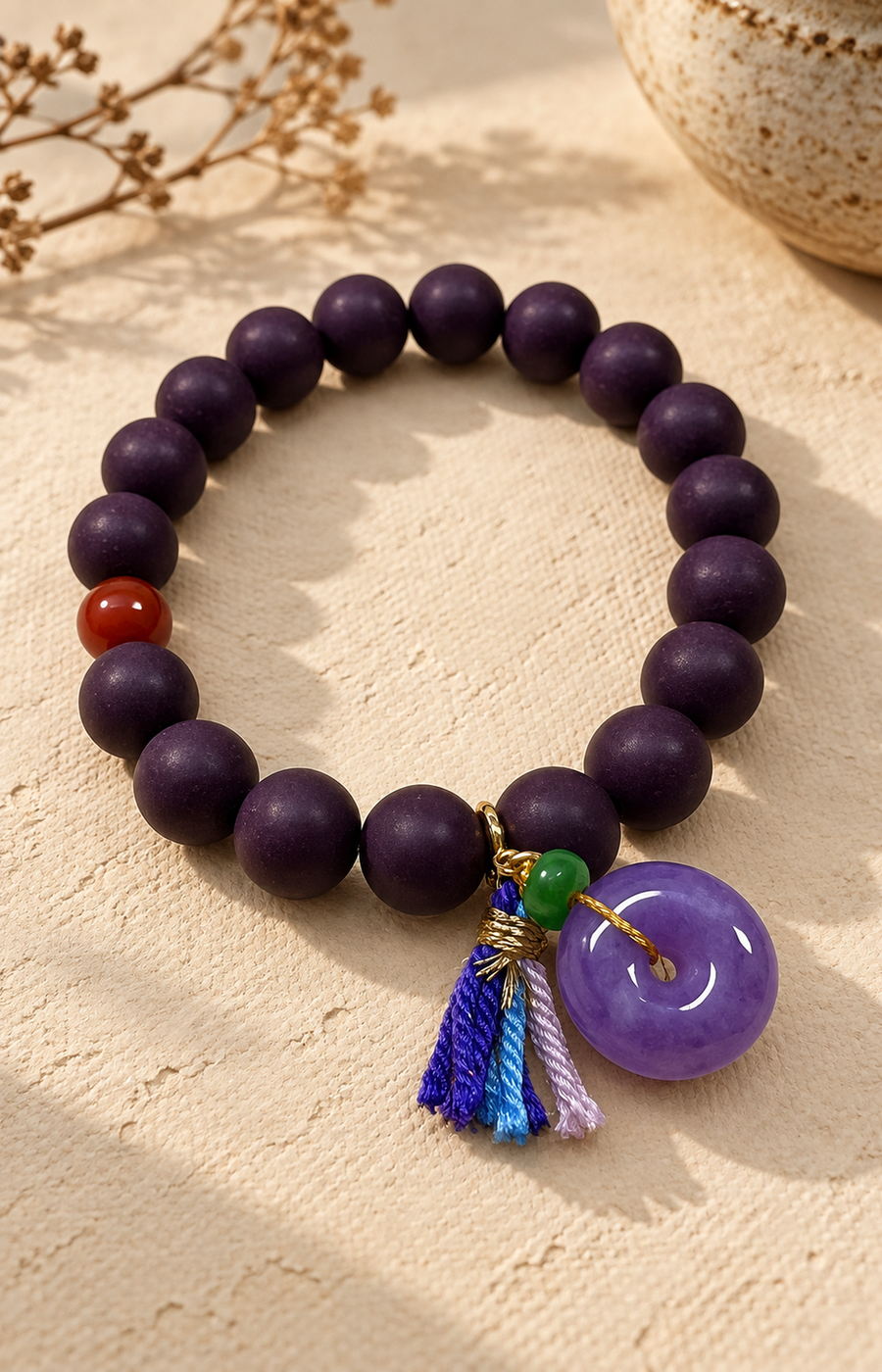 Violet Disc - Scented Bracelet - product view