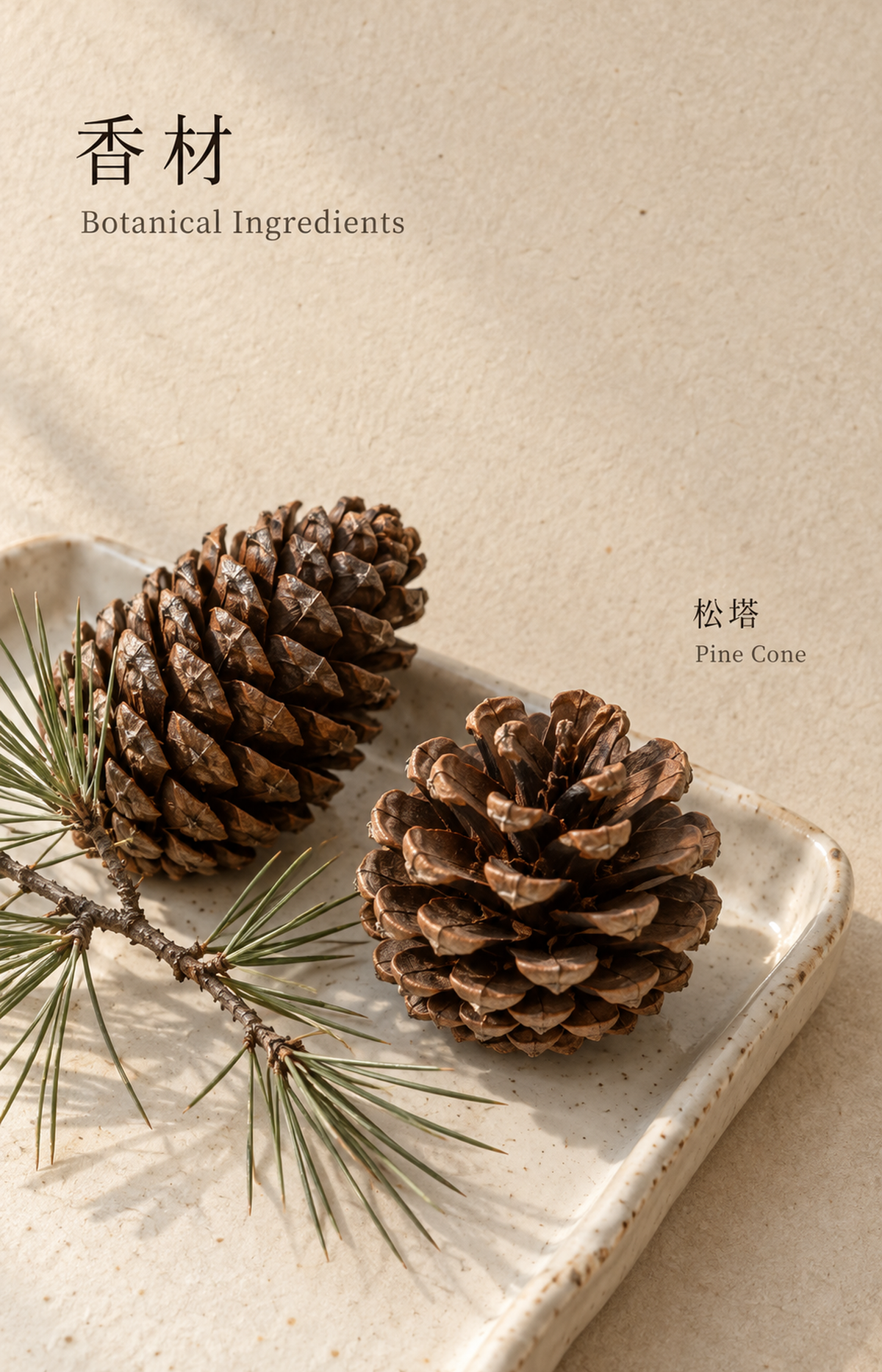 Walnut Patina - Scented Bracelet - botanical materials